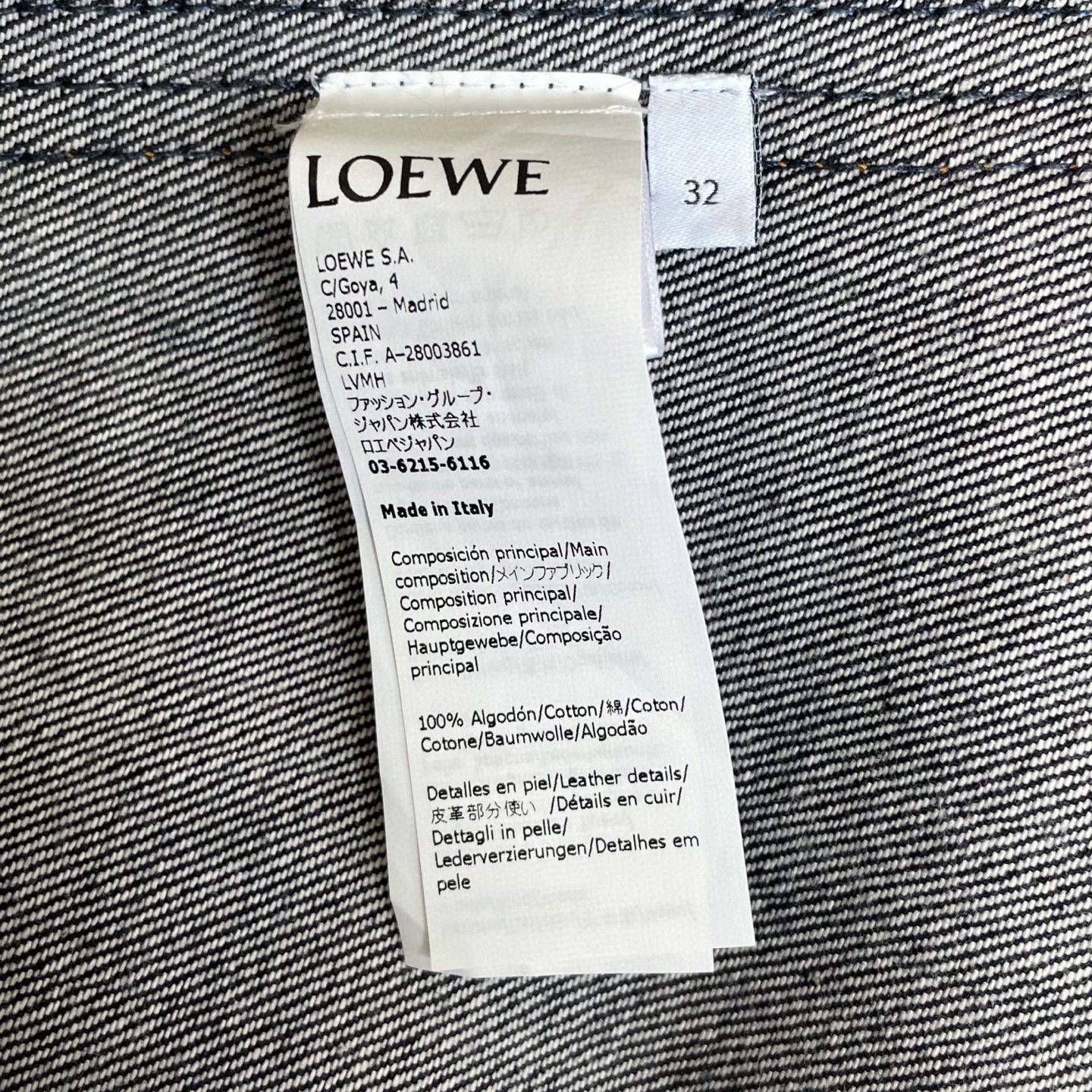 Loewe Loewe Navy Blue Denim Jacket Size US L / EU 52-54 / 3 - 6 Thumbnail