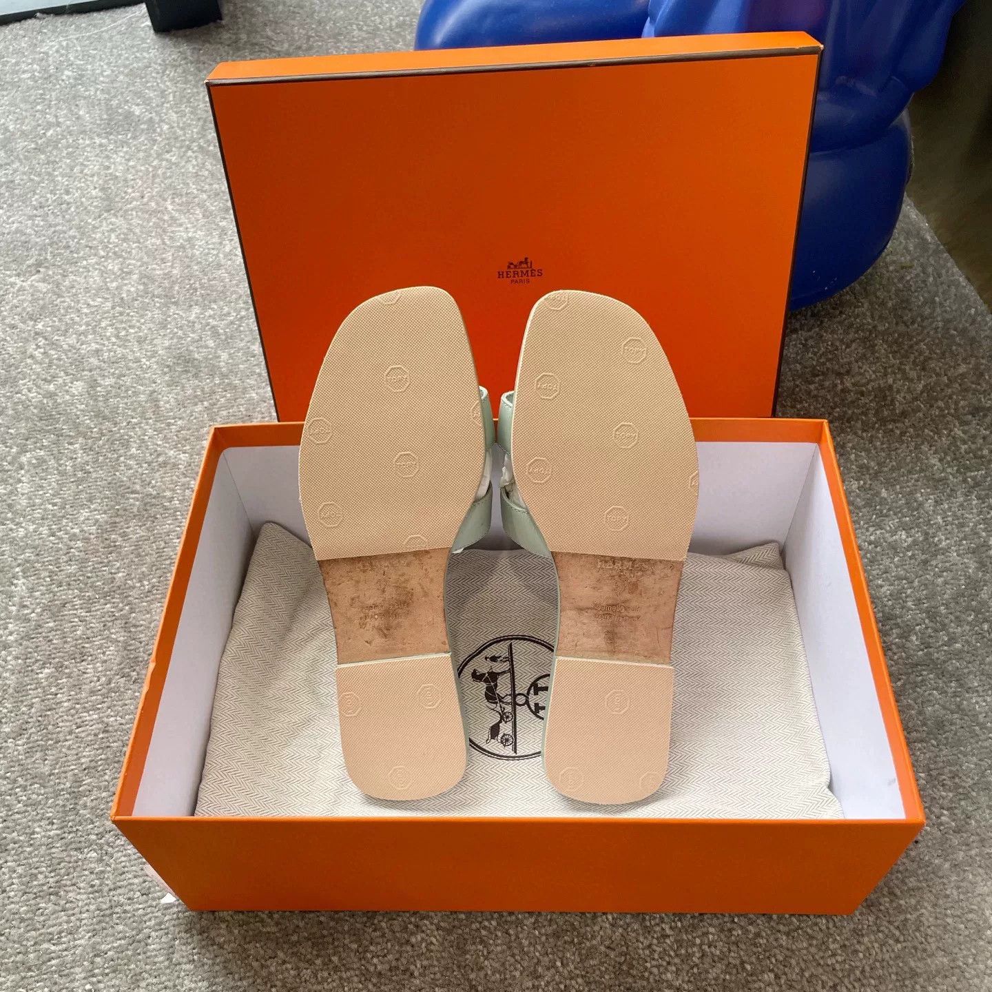 Hermes Hermès Green H Slippers Size US 6 / IT 36 - 5 Thumbnail