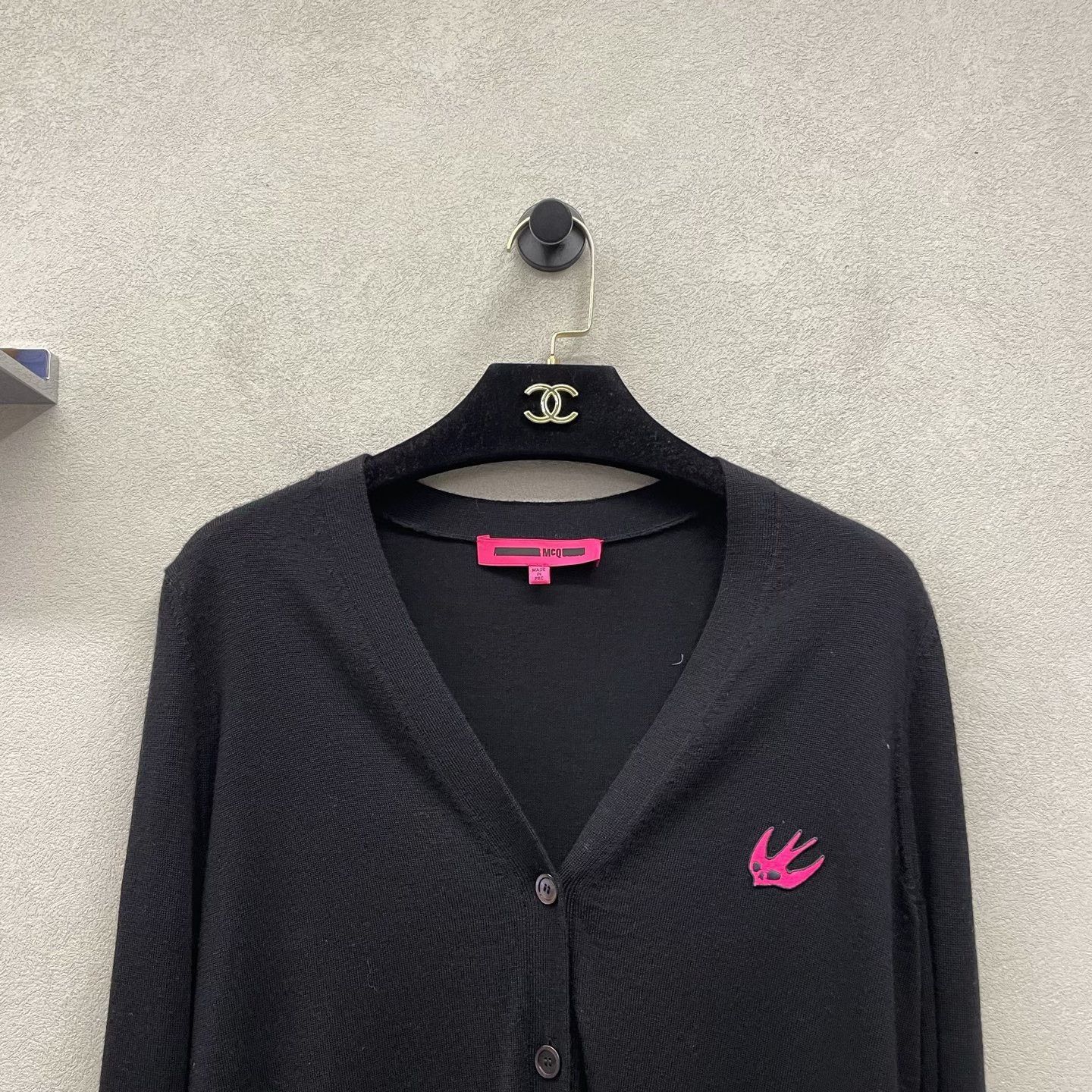 MCQ MCQ Black Knit Cardigan Size XS / US 0-2 / IT 36-38 - 4 Thumbnail