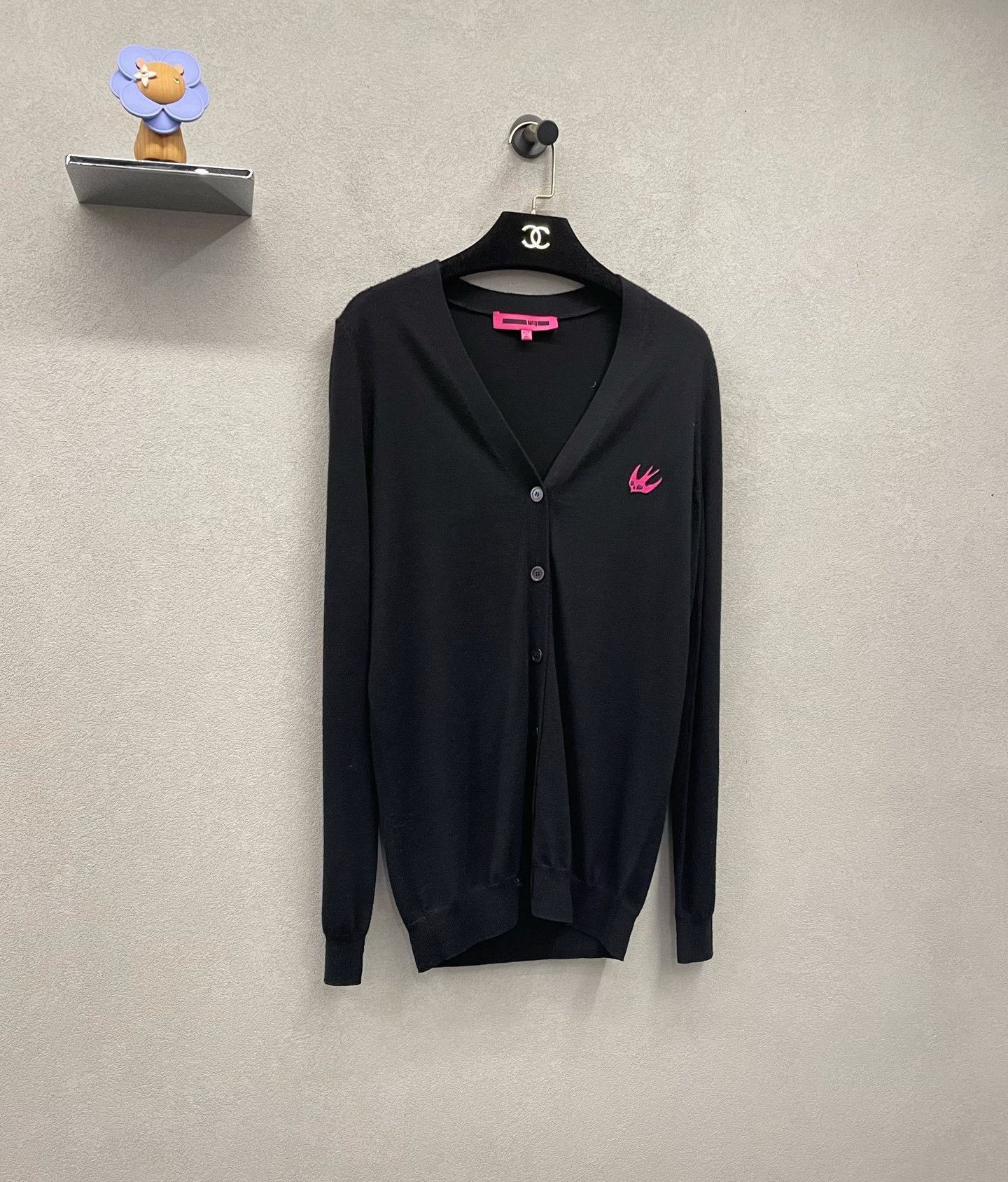 MCQ MCQ Black Knit Cardigan Size XS / US 0-2 / IT 36-38 - 3 Thumbnail