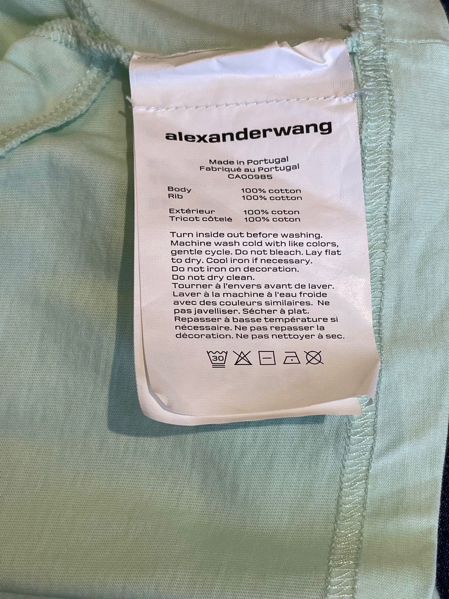 Alexander Wang Alexander Wang Light Green Short-Sleeve XS Size XS / US 0-2 / IT 36-38 - 6 Thumbnail