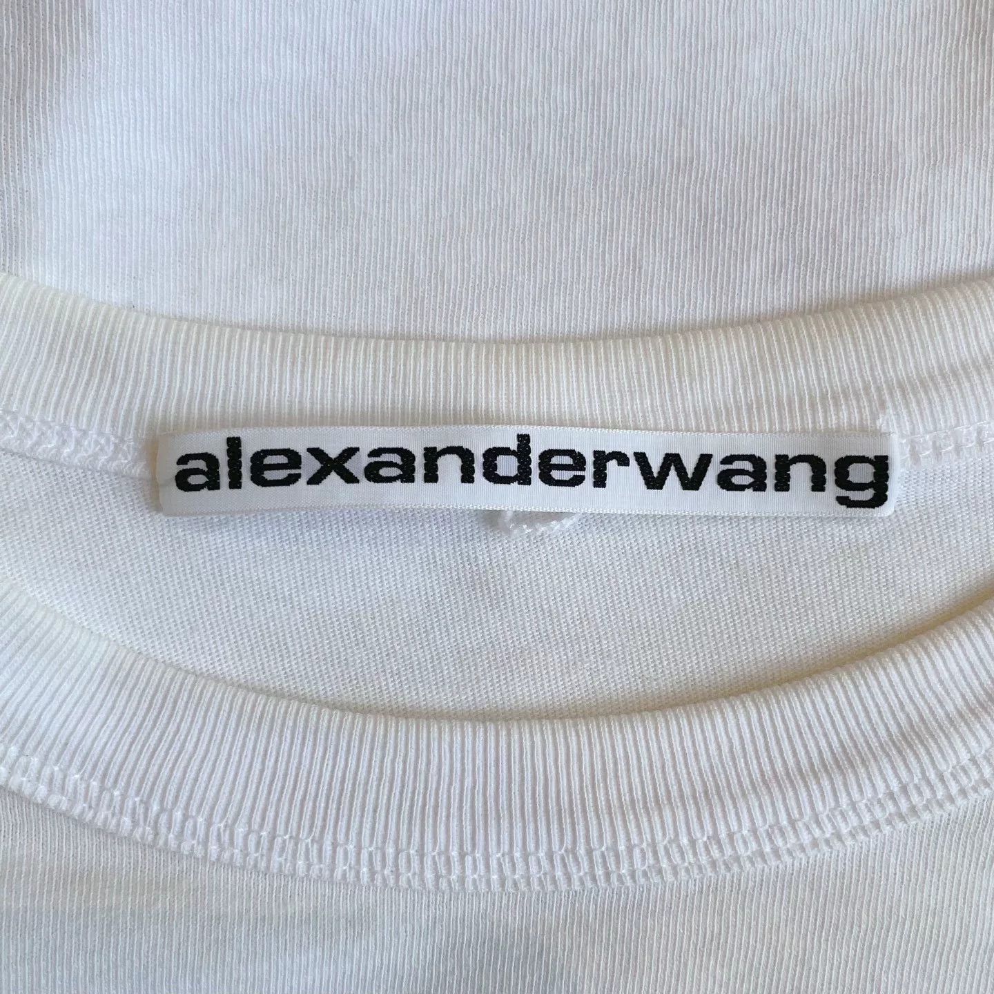 Alexander Wang Alexander Wang White Short-Sleeve T-Shirt Size S / US 4 / IT 40 - 5 Thumbnail