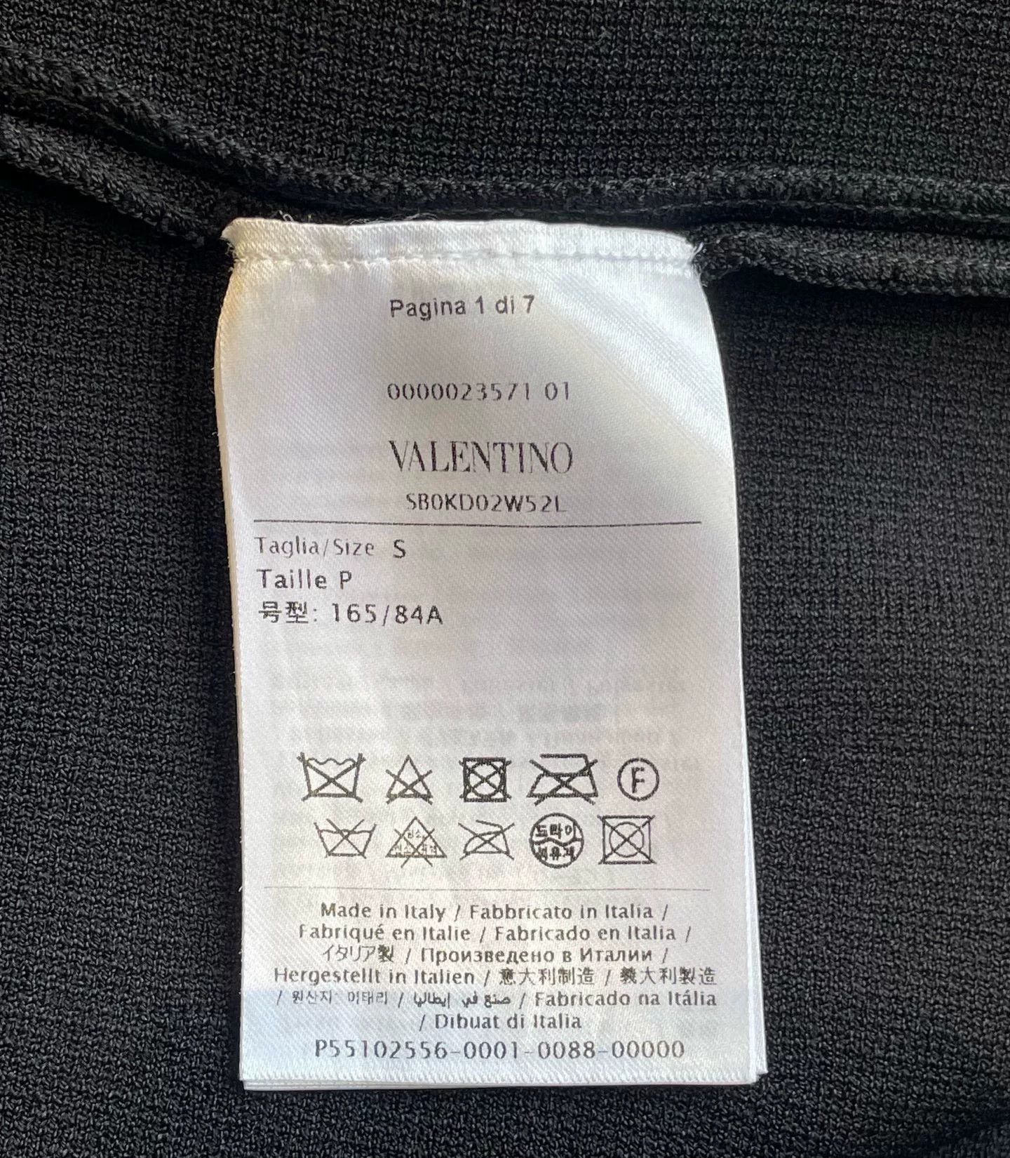 Valentino Valentino Black Embroidered Dress Size S / US 4 / IT 40 - 6 Thumbnail
