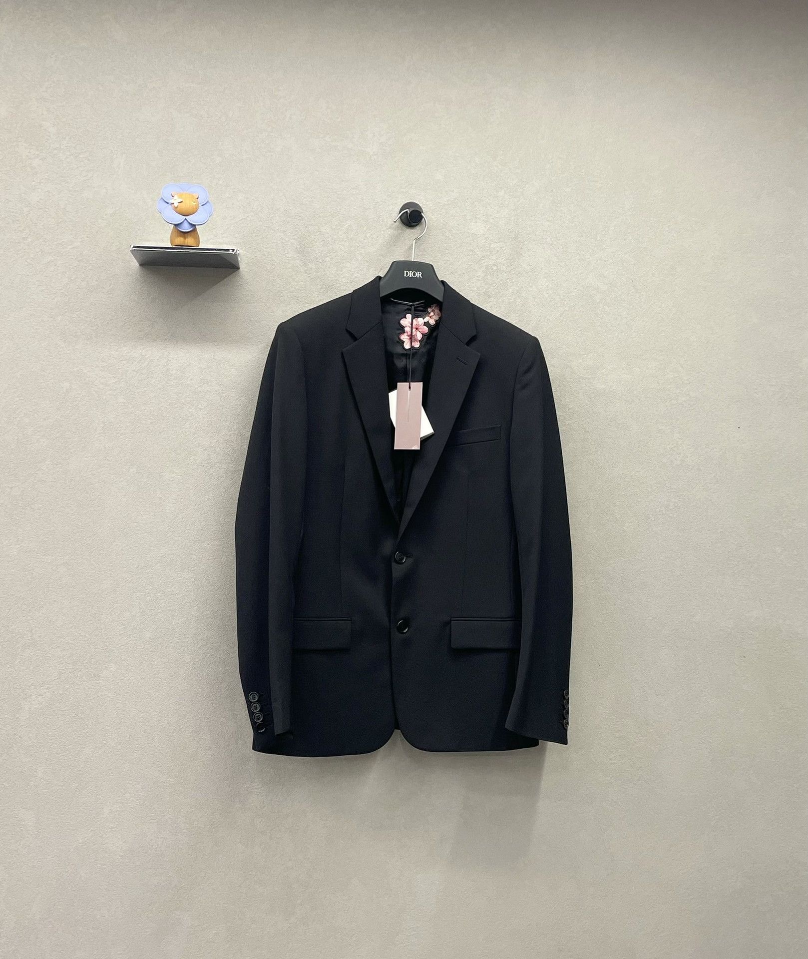 Dior Dior Black Embroidered Suit Jacket Size US S / EU 44-46 / 1 - 3 Thumbnail