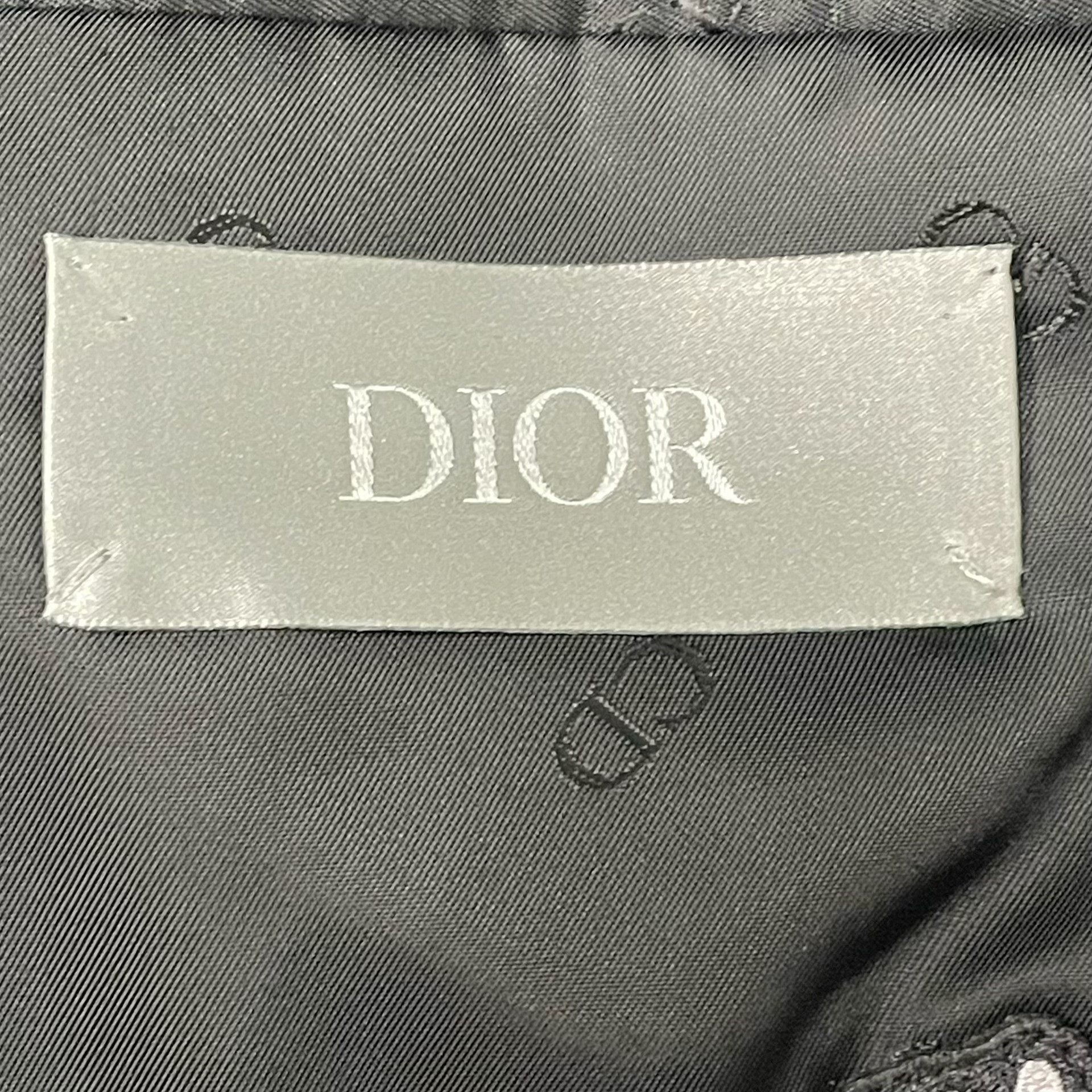Dior Dior Black Embroidered Suit Jacket Size US S / EU 44-46 / 1 - 5 Thumbnail