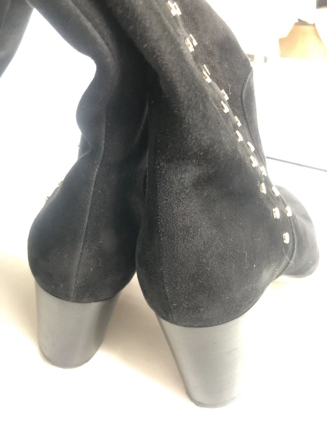 Bvlgari Bvlgari Suede Gold Boots 36 Women Size US 6 / IT 36 - 7 Thumbnail