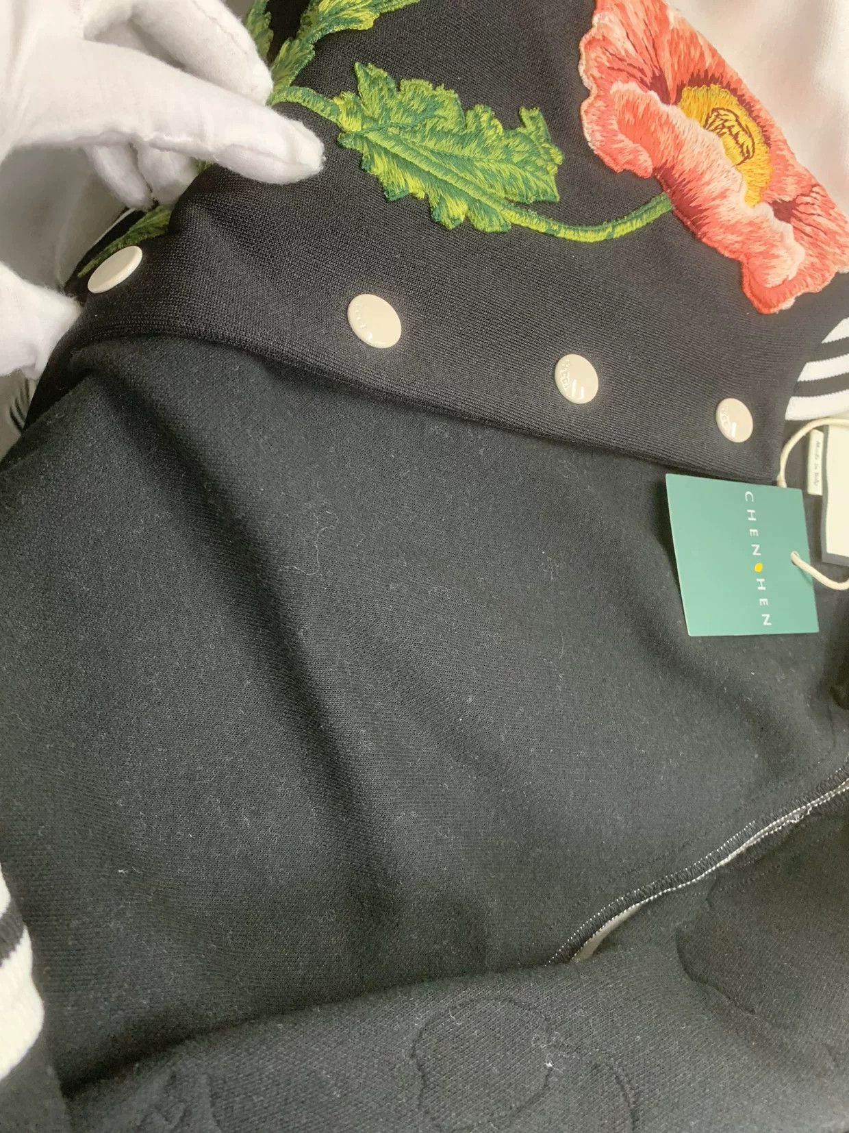 Gucci Gucci Polyester Embroidered Multi Hoodie XS Men Size US XS / EU 42 / 0 - 9 Thumbnail