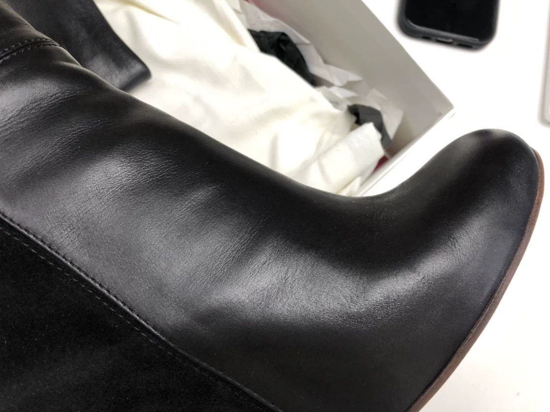 Celine Celine Suede Gold Boots 38 Women Size US 7.5 / IT 37.5 - 6 Thumbnail