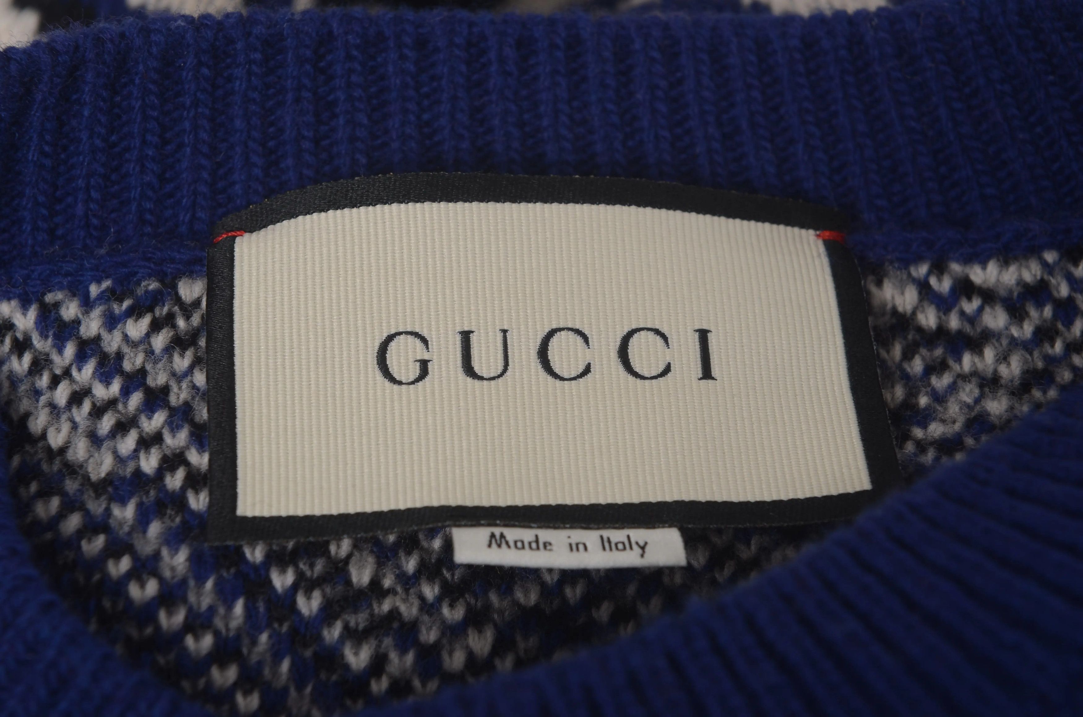 Gucci Gucci Wool Printed Multi Sweater XS Men Size US XS / EU 42 / 0 - 3 Thumbnail