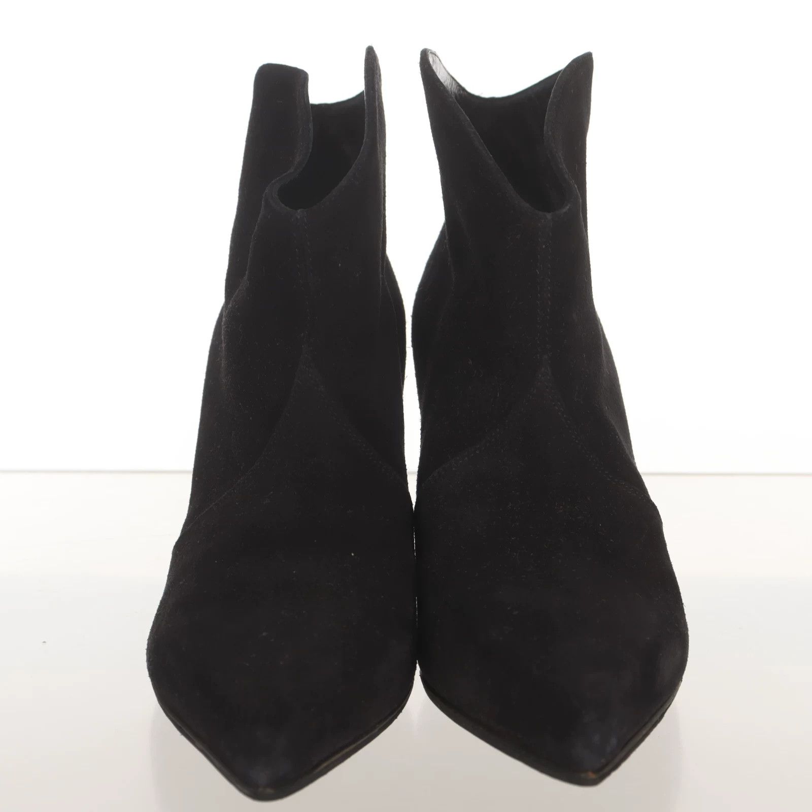 Saint Laurent Paris Saint Laurent Paris Suede Gold Boots 37 Women Size US 6.5 / IT 36.5 - 2 Thumbnail