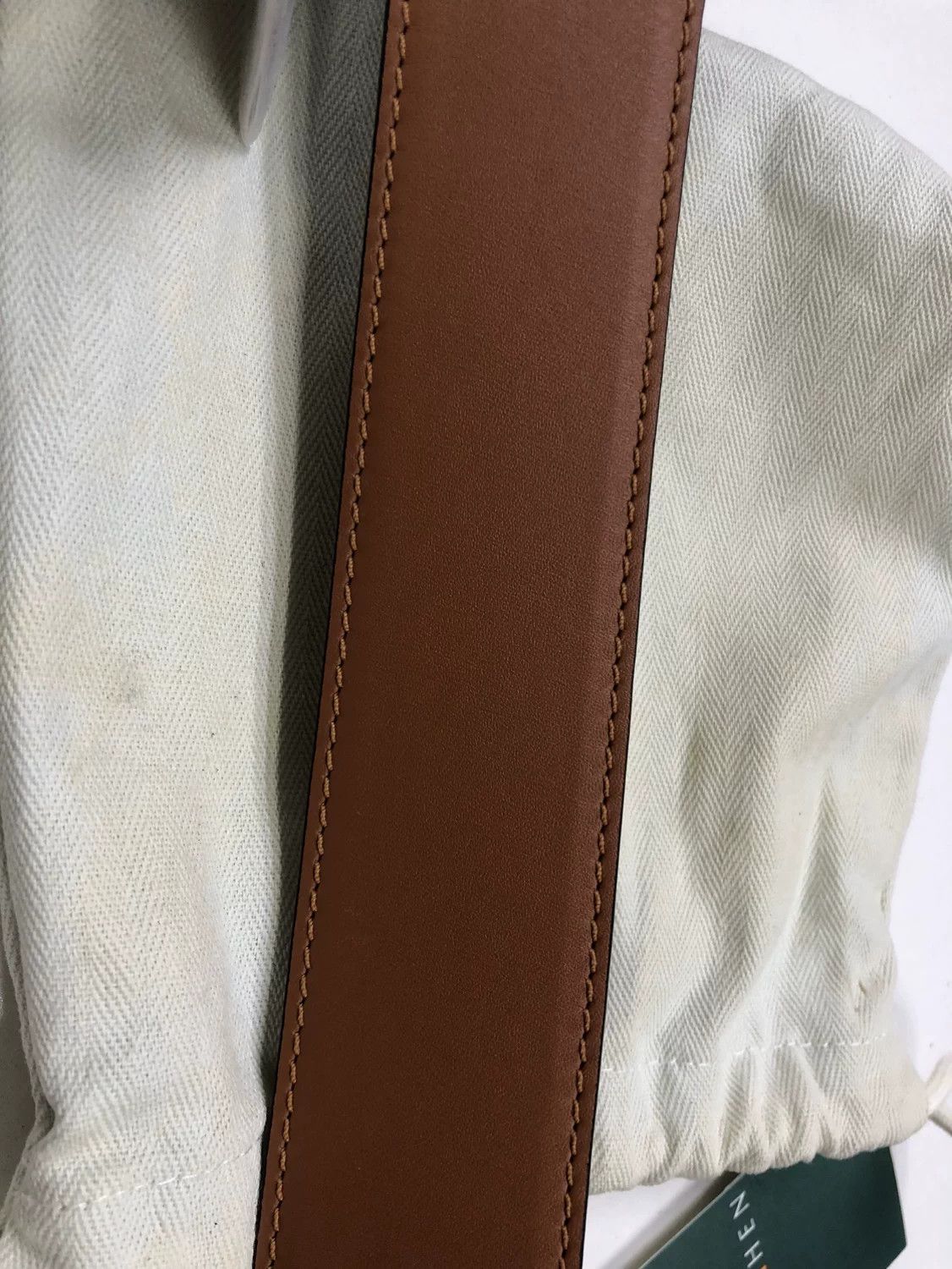 Loewe Loewe Leather Gold Belt Men Size ONE SIZE - 7 Thumbnail