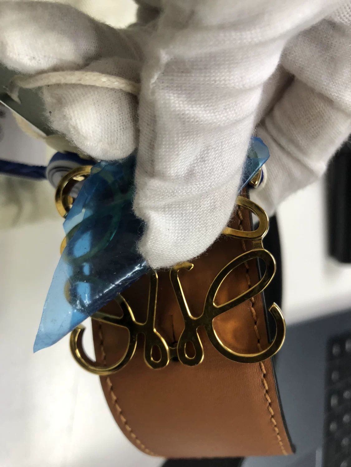 Loewe Loewe Leather Gold Belt Men Size ONE SIZE - 8 Thumbnail