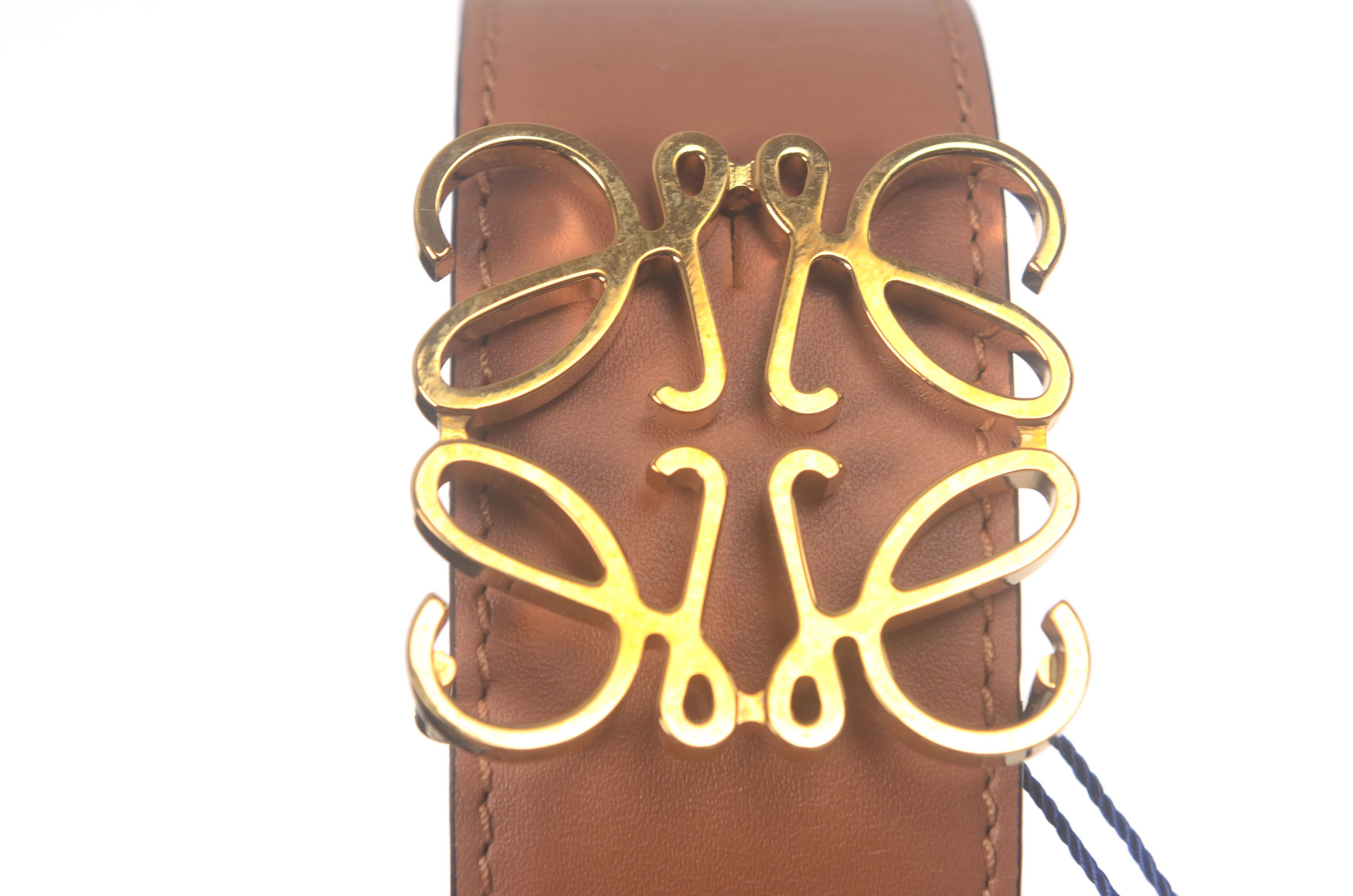 Loewe Loewe Leather Gold Belt Men Size ONE SIZE - 2 Thumbnail
