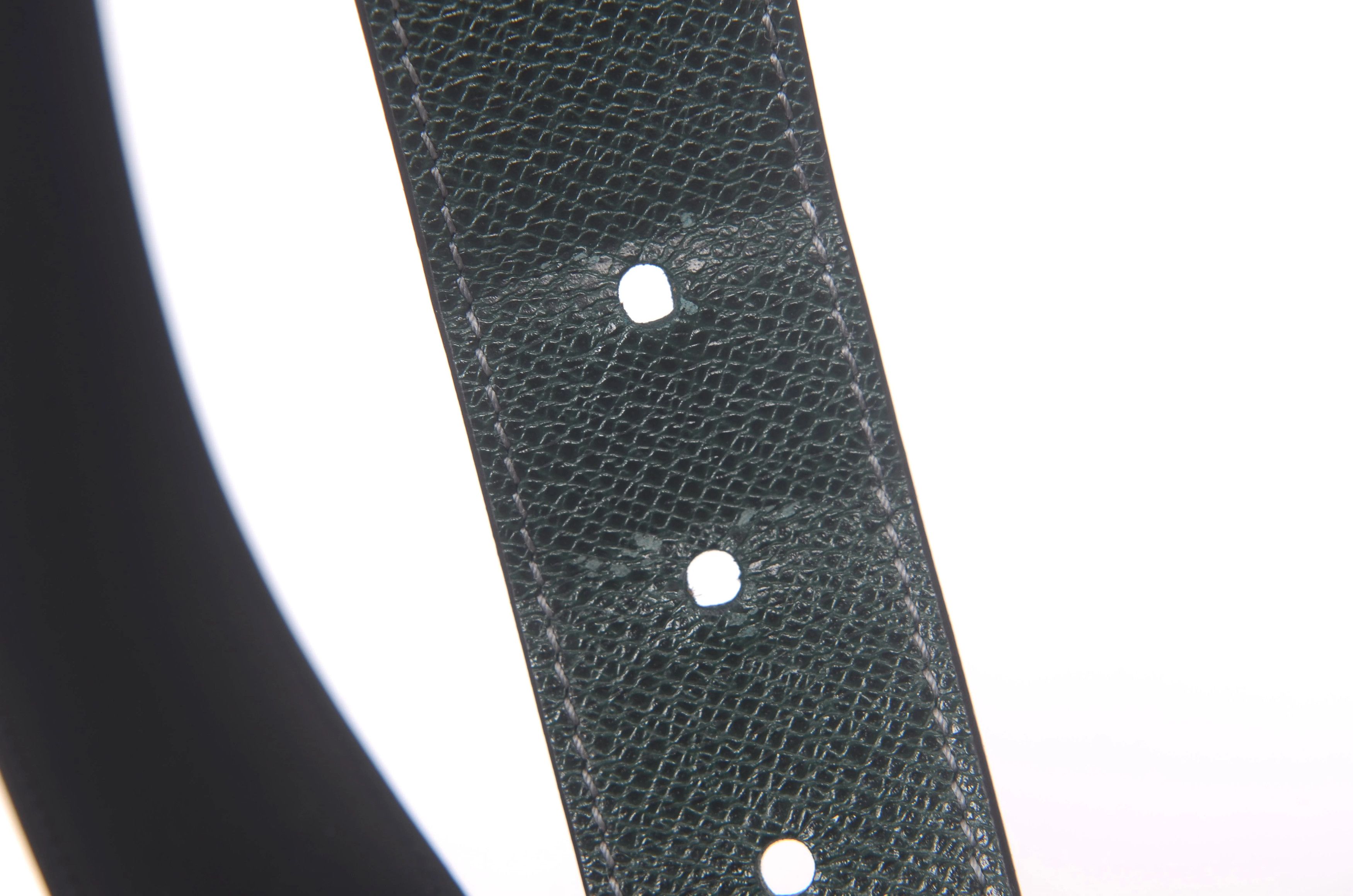 Louis Vuitton Louis Vuitton Leather Silver Belt Men Size ONE SIZE - 5 Thumbnail
