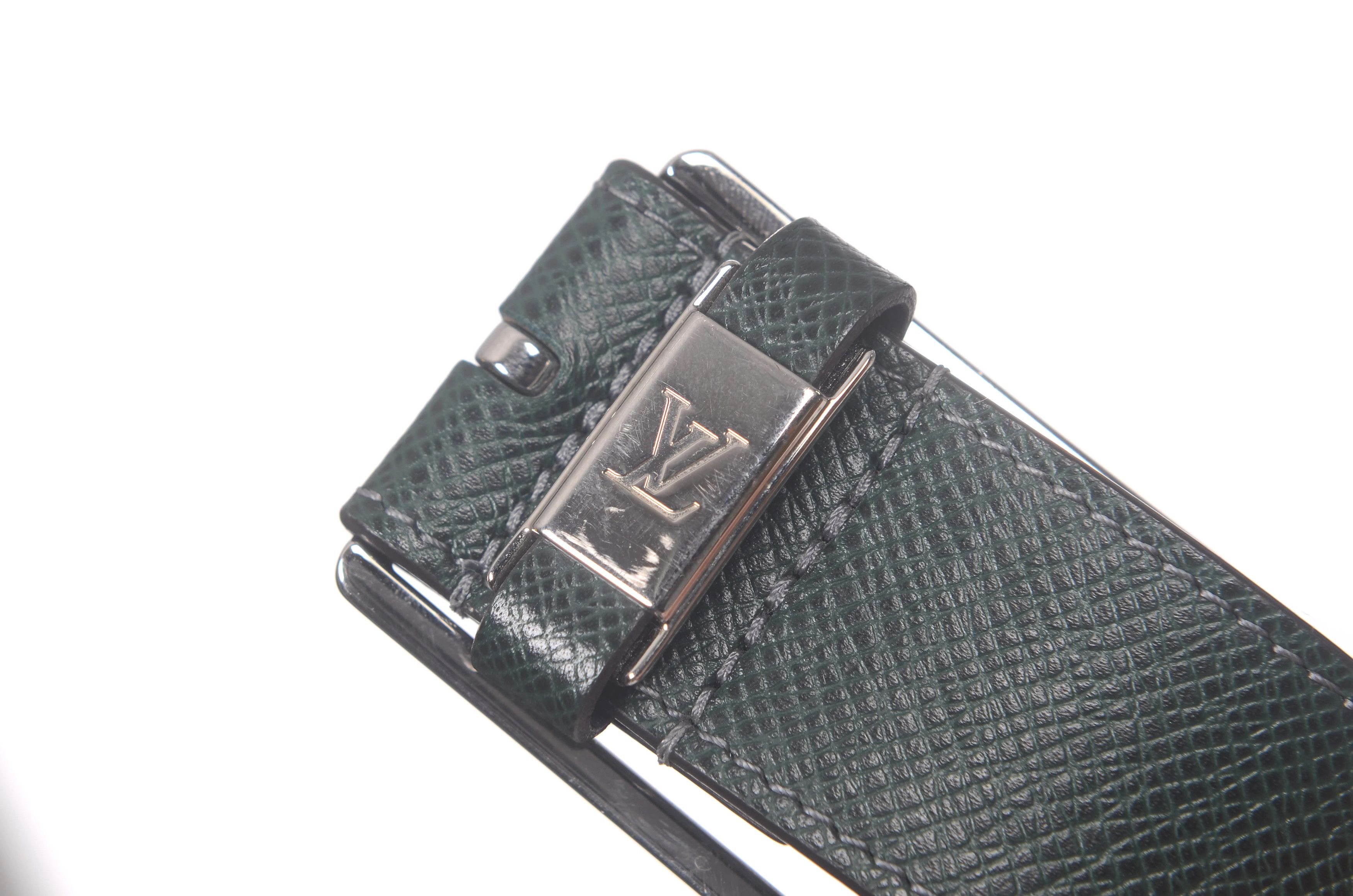 Louis Vuitton Louis Vuitton Leather Silver Belt Men Size ONE SIZE - 4 Thumbnail