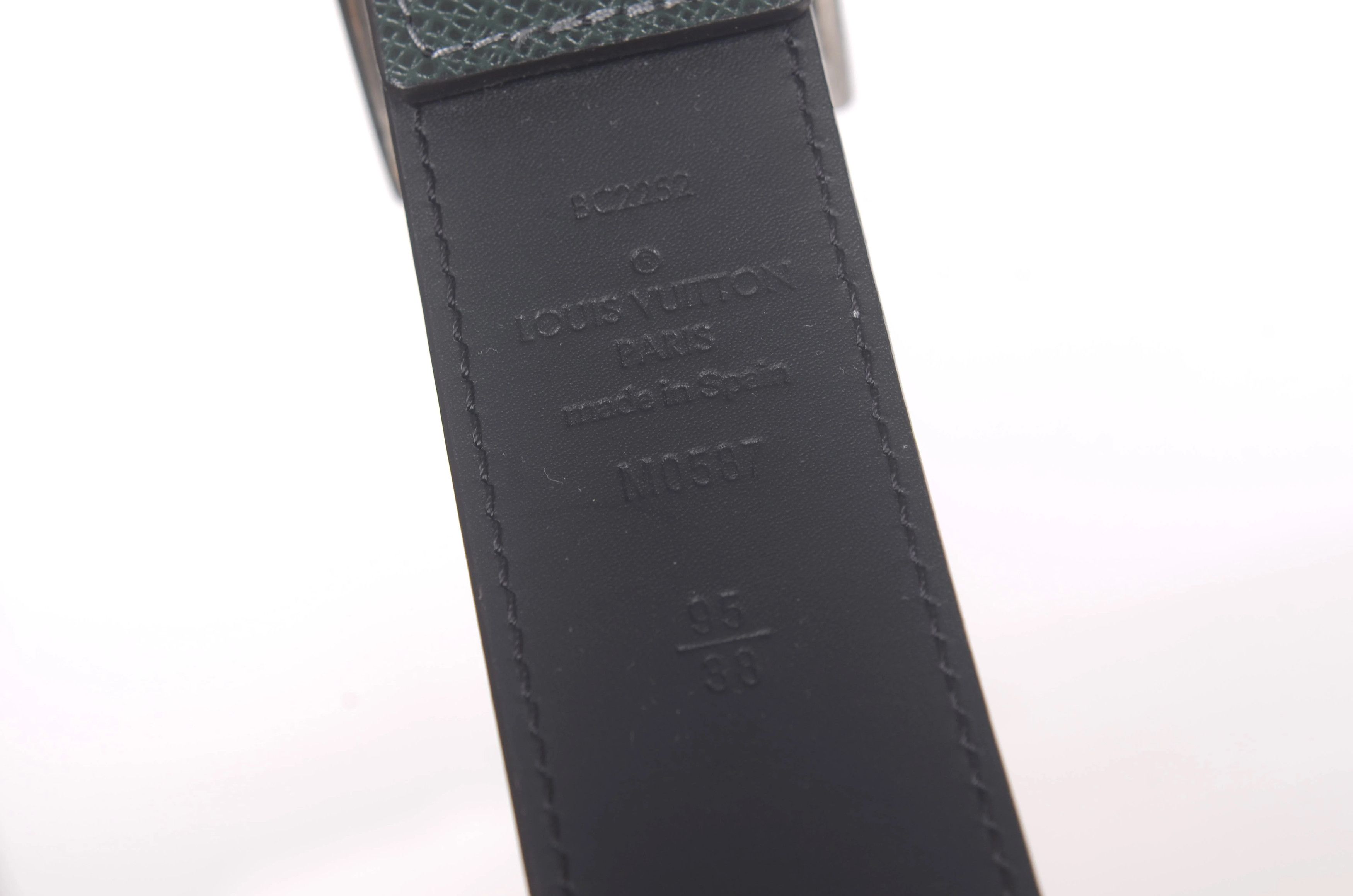Louis Vuitton Louis Vuitton Leather Silver Belt Men Size ONE SIZE - 2 Thumbnail