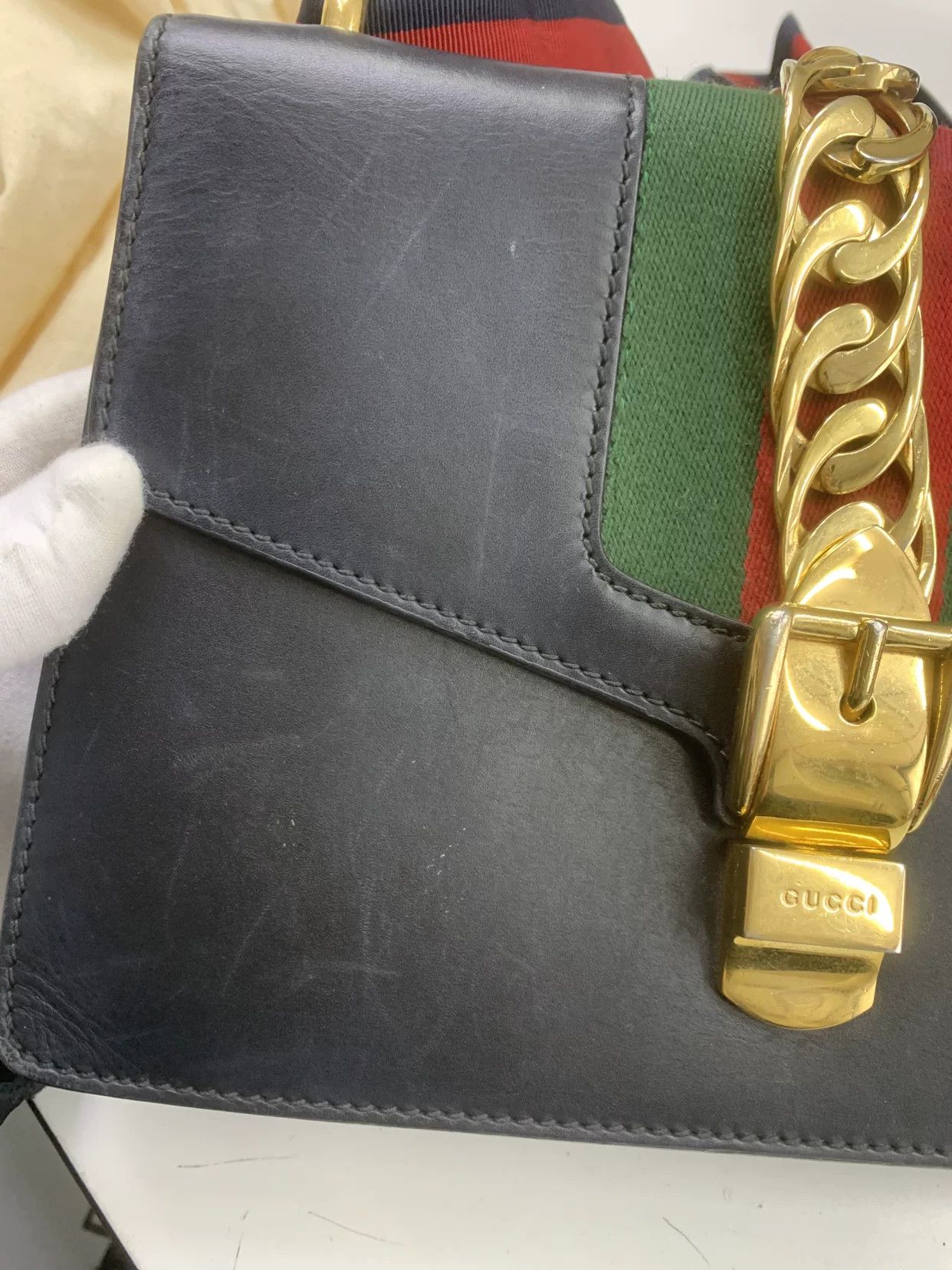 Gucci Gucci Gold Shoulder Bag 25 Women Size ONE SIZE - 7 Thumbnail