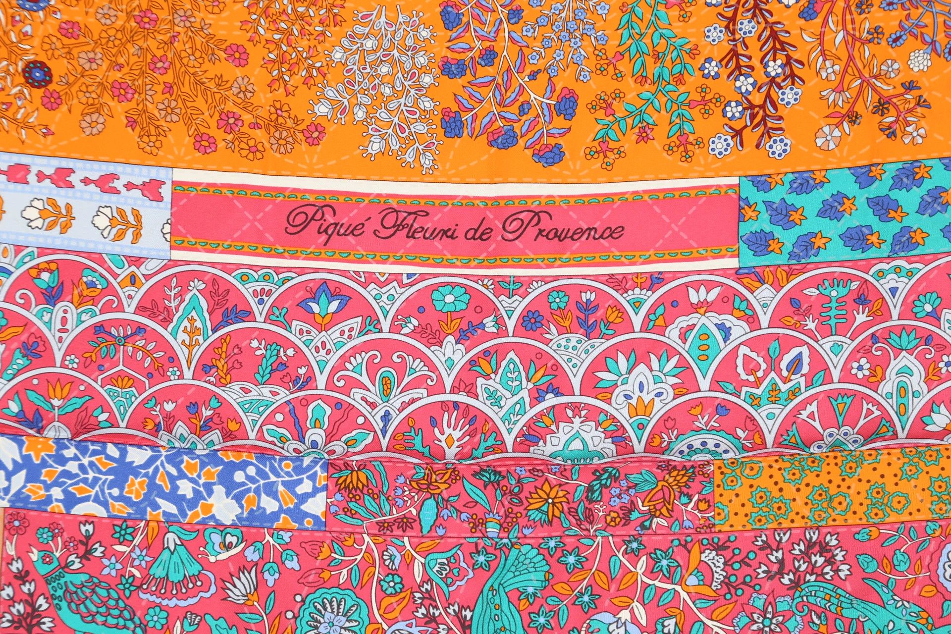 Hermes Hermes Printed Graphic Multi Scarf S Men Size ONE SIZE - 3 Thumbnail