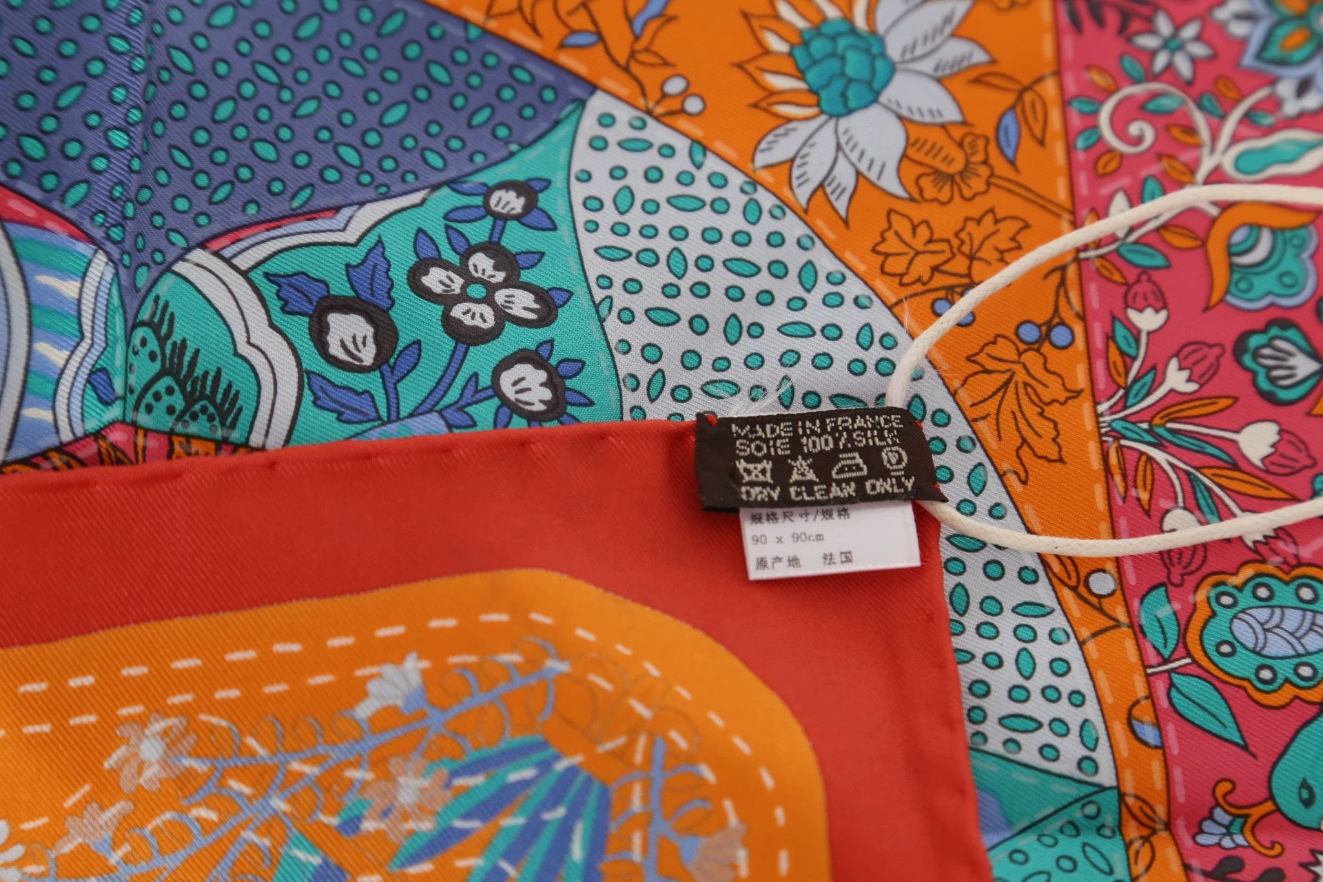 Hermes Hermes Printed Graphic Multi Scarf S Men Size ONE SIZE - 5 Thumbnail