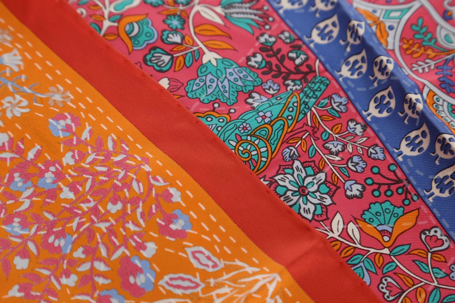 Hermes Hermes Printed Graphic Multi Scarf S Men Size ONE SIZE - 6 Thumbnail