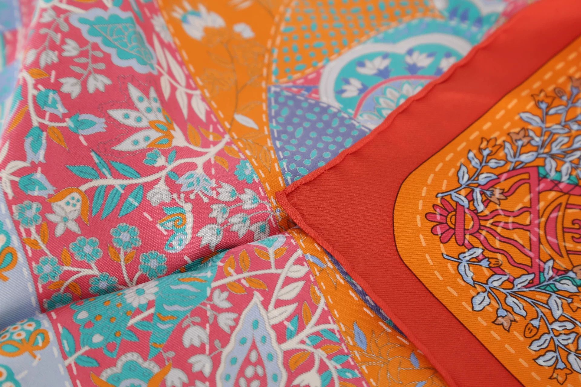 Hermes Hermes Printed Graphic Multi Scarf S Men Size ONE SIZE - 4 Thumbnail