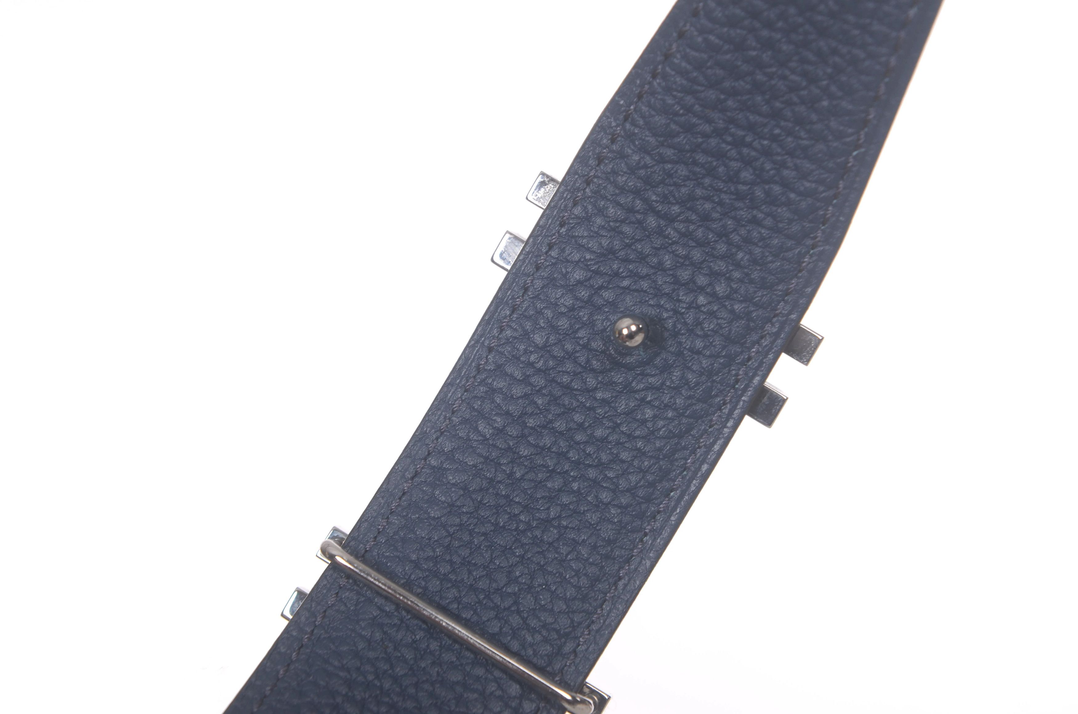 Hermes Hermes Retro Silver Belt S Men Size ONE SIZE - 3 Thumbnail