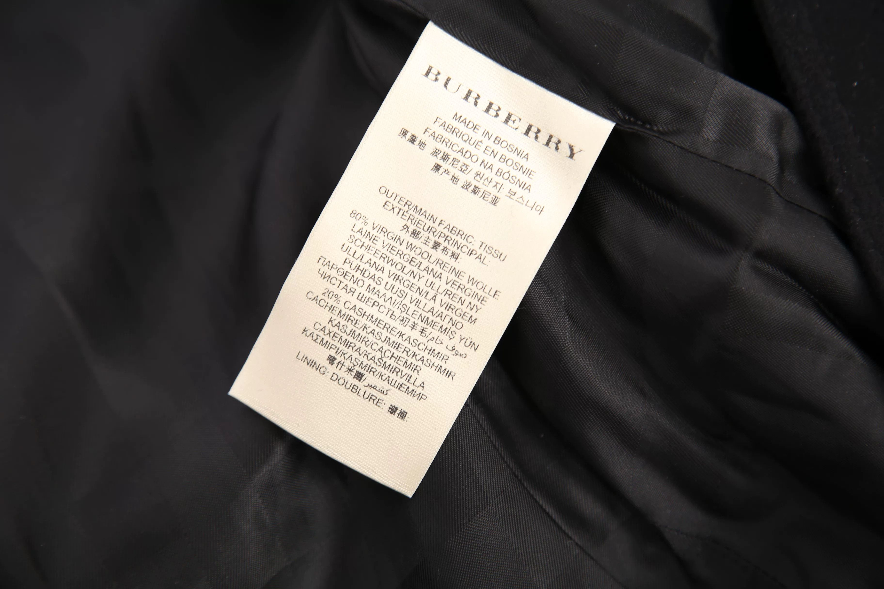 Burberry Burberry Wool Coat XS Women Size XS / US 0-2 / IT 36-38 - 9 Thumbnail