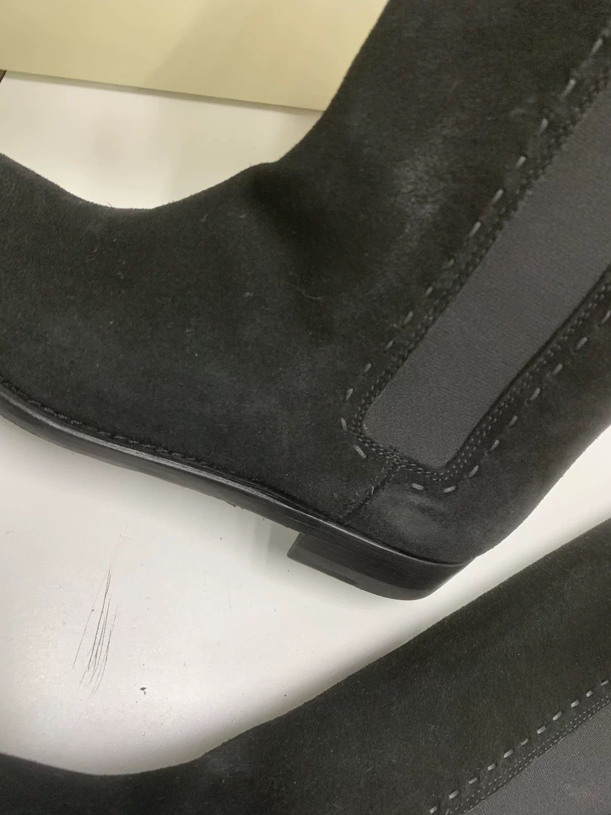 Saint Laurent Paris Saint Laurent Paris Suede Gold Boots 36 Women Size US 6 / IT 36 - 6 Thumbnail