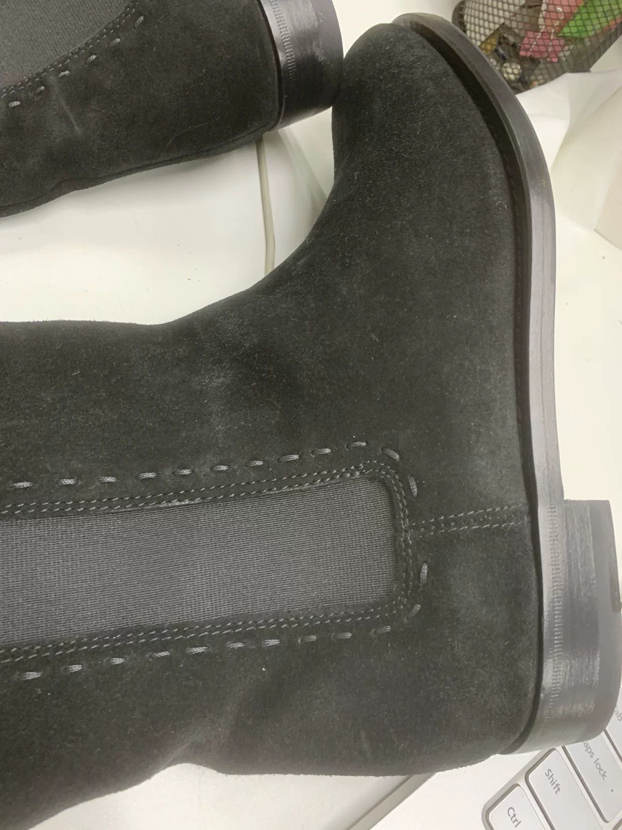 Saint Laurent Paris Saint Laurent Paris Suede Gold Boots 36 Women Size US 6 / IT 36 - 9 Thumbnail