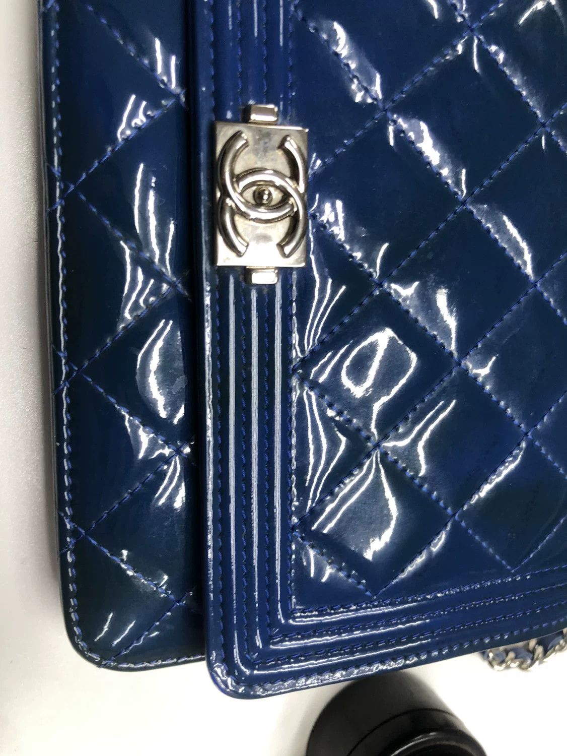 Chanel Chanel Plaid Silver Shoulder Bag Women Size ONE SIZE - 9 Thumbnail