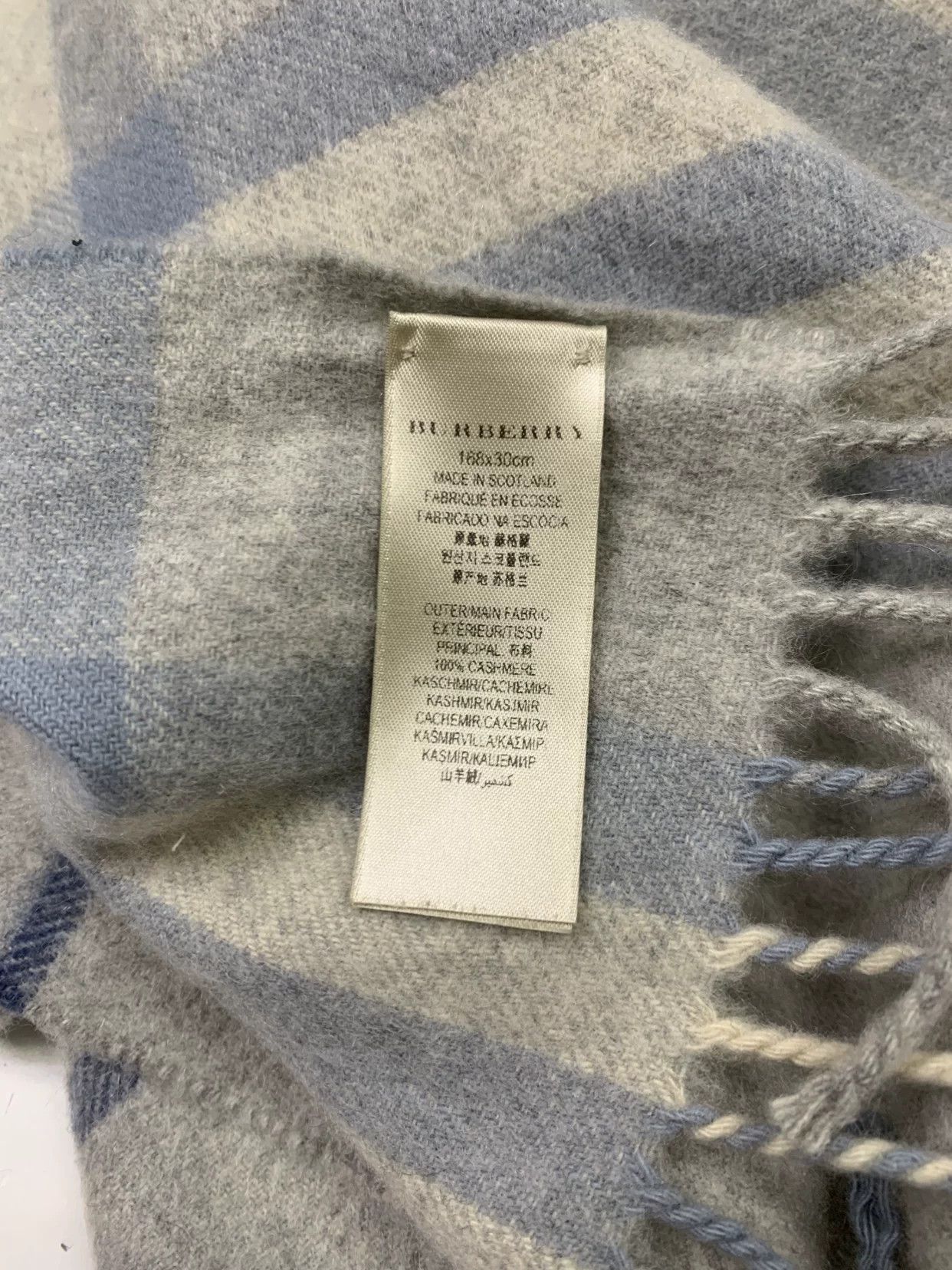 Burberry Burberry Plaid Scarf Men Size ONE SIZE - 7 Thumbnail