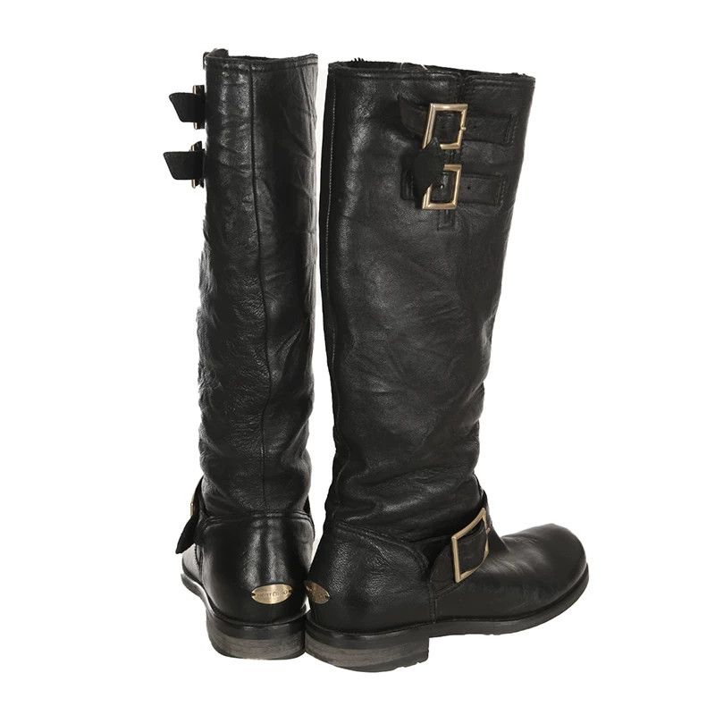 Gucci Gucci Leather Gold Boots 36 Women Size US 6 / IT 36 - 4 Thumbnail