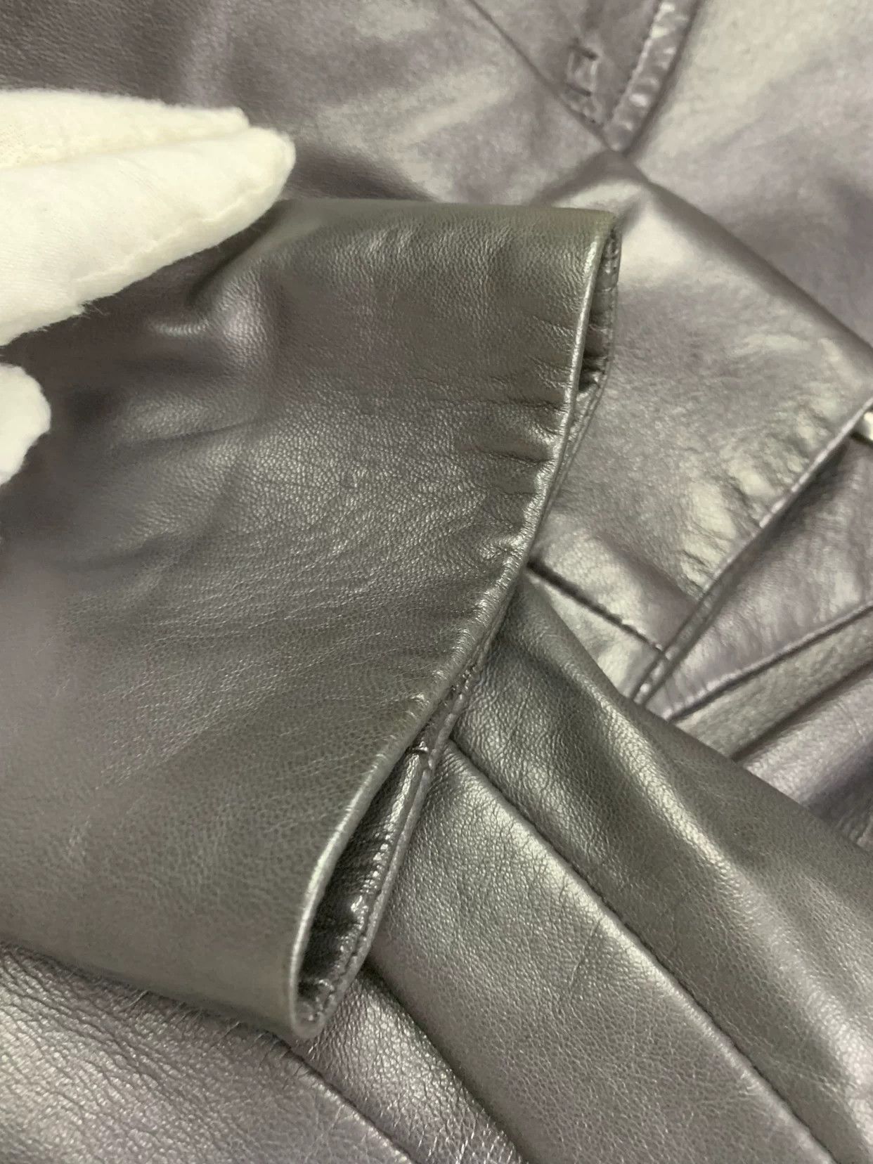 Miu Miu Miu Miu Leather Hoodie XXS Men Size US XXS / EU 40 - 8 Thumbnail