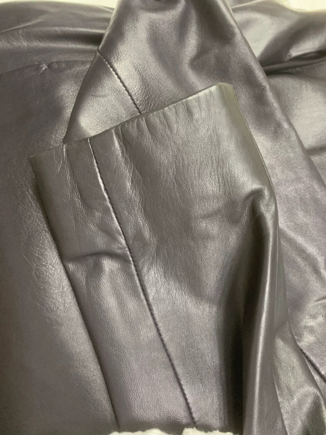 Miu Miu Miu Miu Leather Hoodie XXS Men Size US XXS / EU 40 - 6 Thumbnail