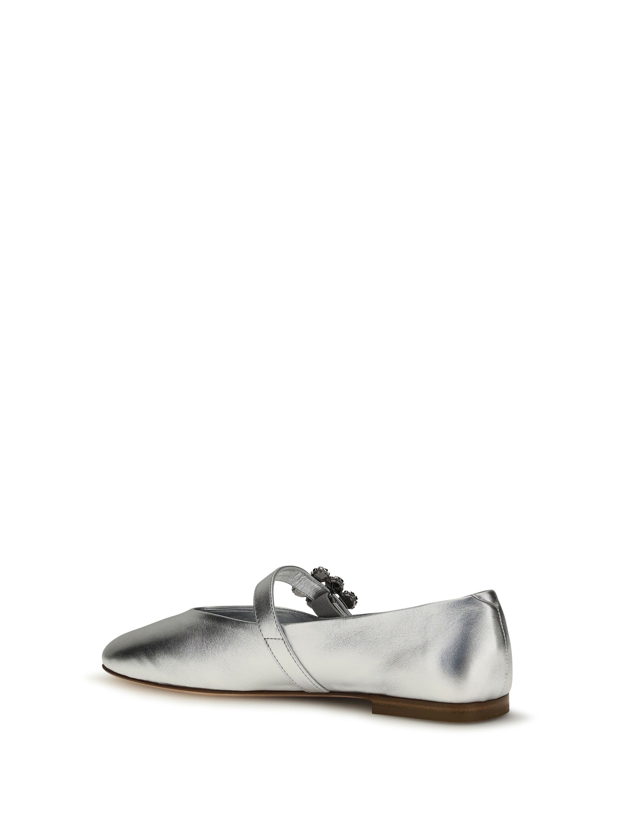 Roger Vivier Efflorescence leather Ballerinas Size US 9 / IT 39 - 3 Thumbnail