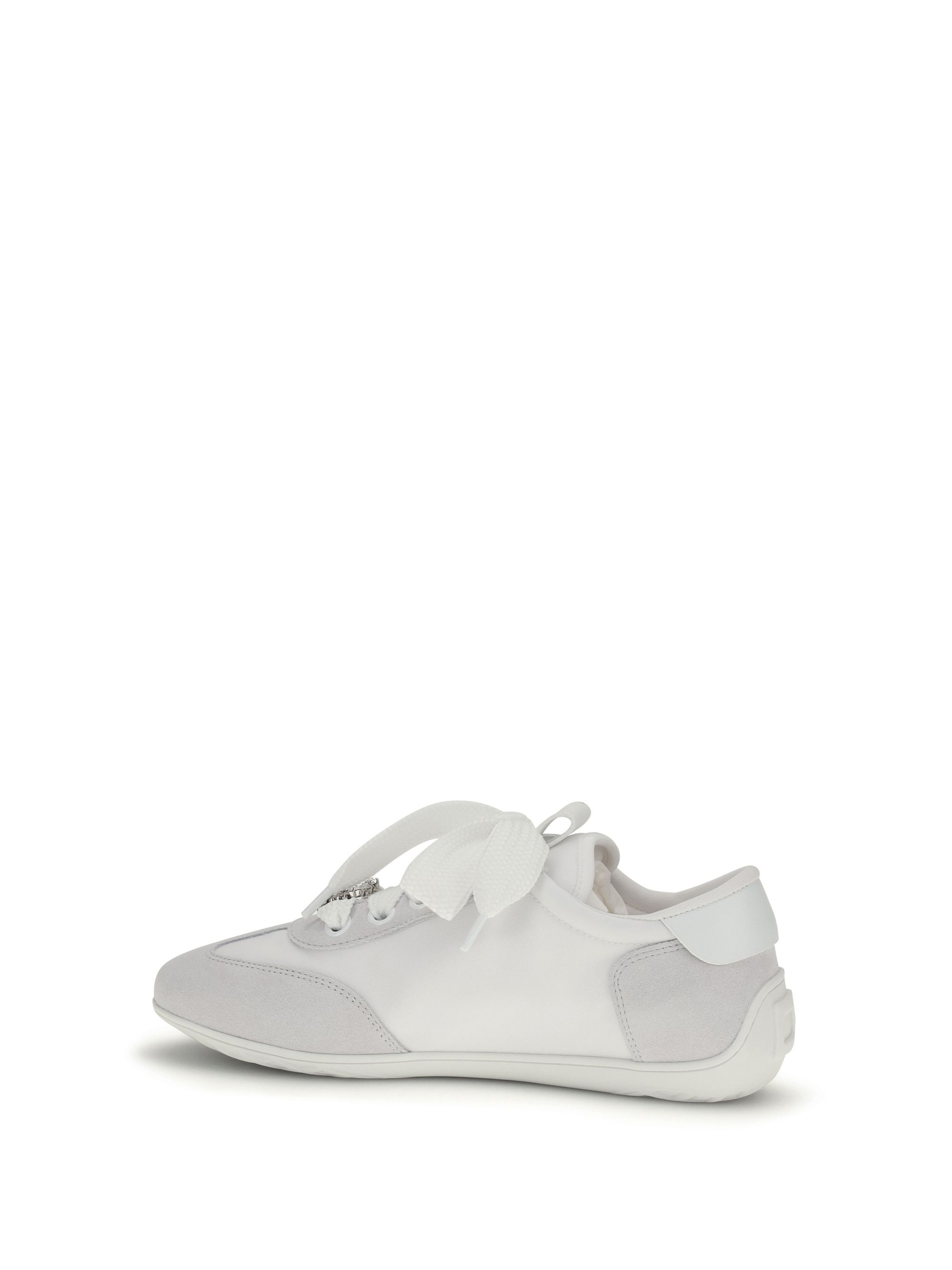 Roger Vivier Viv Low suede Sneakers Size US 6.5 / IT 36.5 - 3 Thumbnail