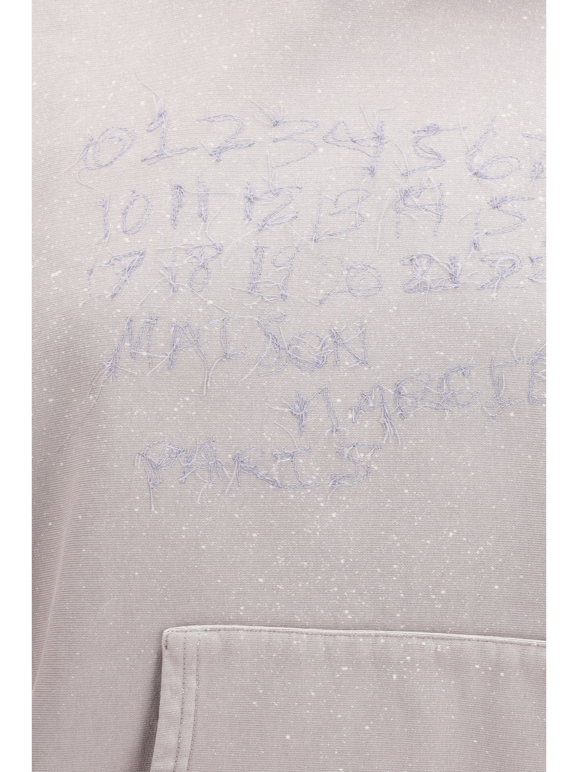 Maison Margiela Printed Hoodie with adjustable drawstring hood Size M / US 6-8 / IT 42-44 - 3 Thumbnail