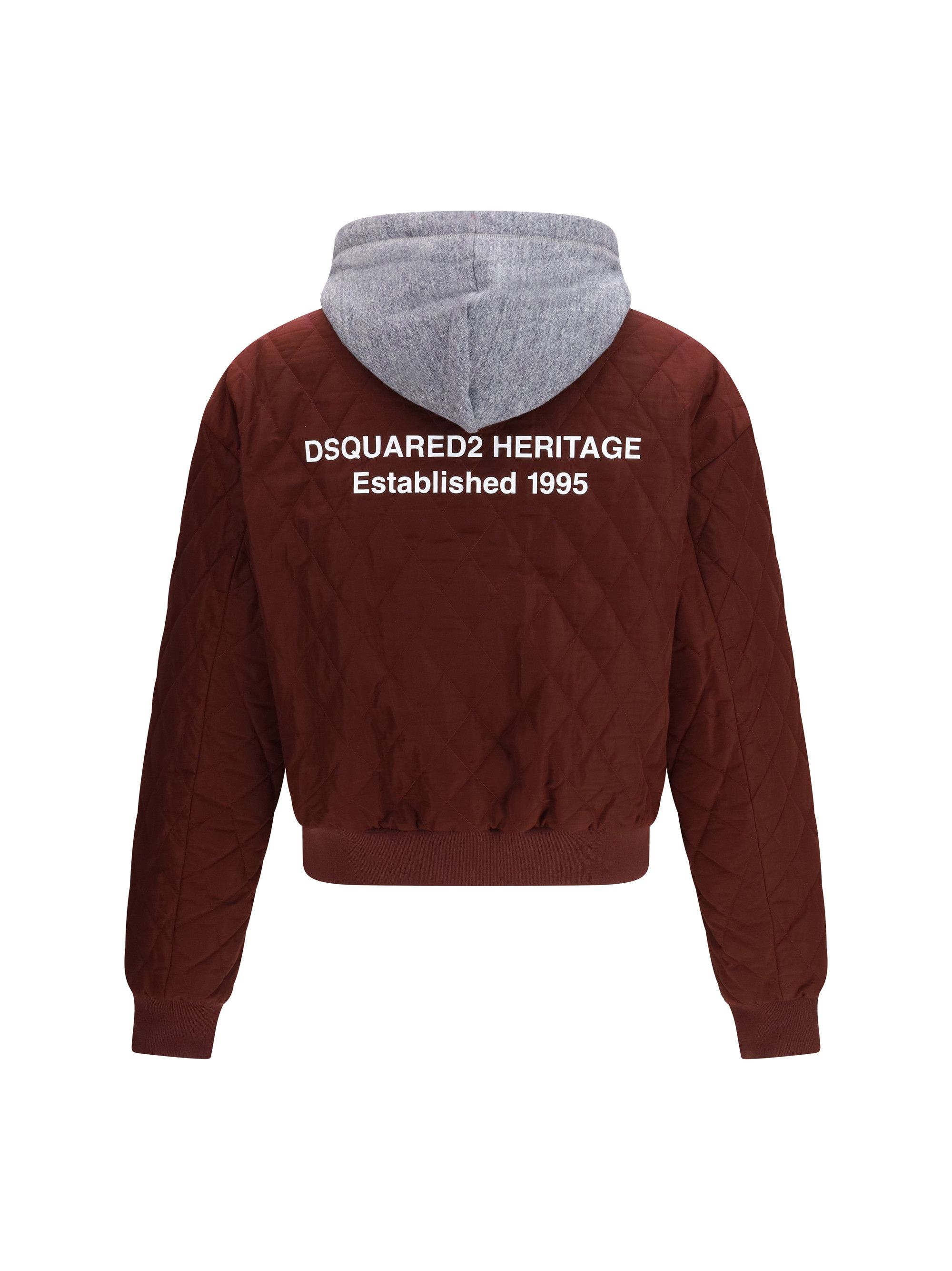 Dsquared2 Quilted hooded Bomber Jacket Size US M / EU 48-50 / 2 - 2 Thumbnail