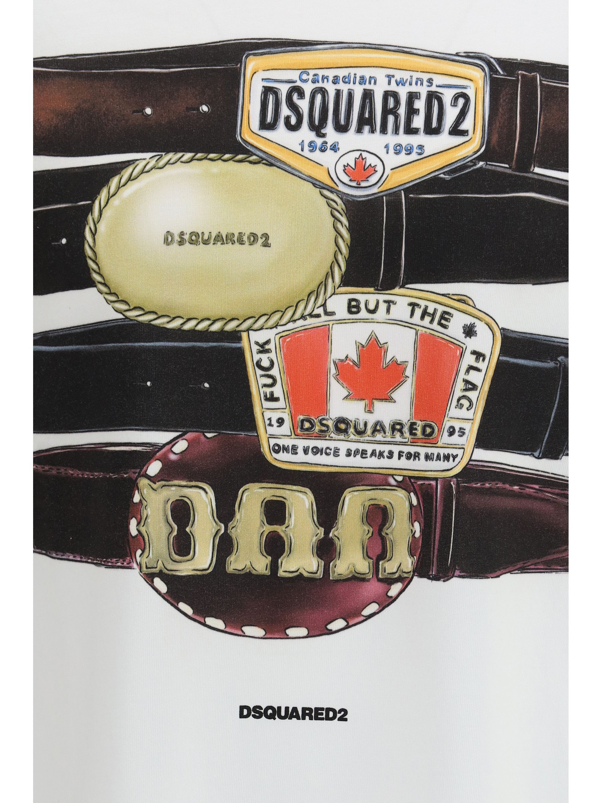 Dsquared2 T-shirt in cotton with graphic print Size US XL / EU 56 / 4 - 3 Thumbnail