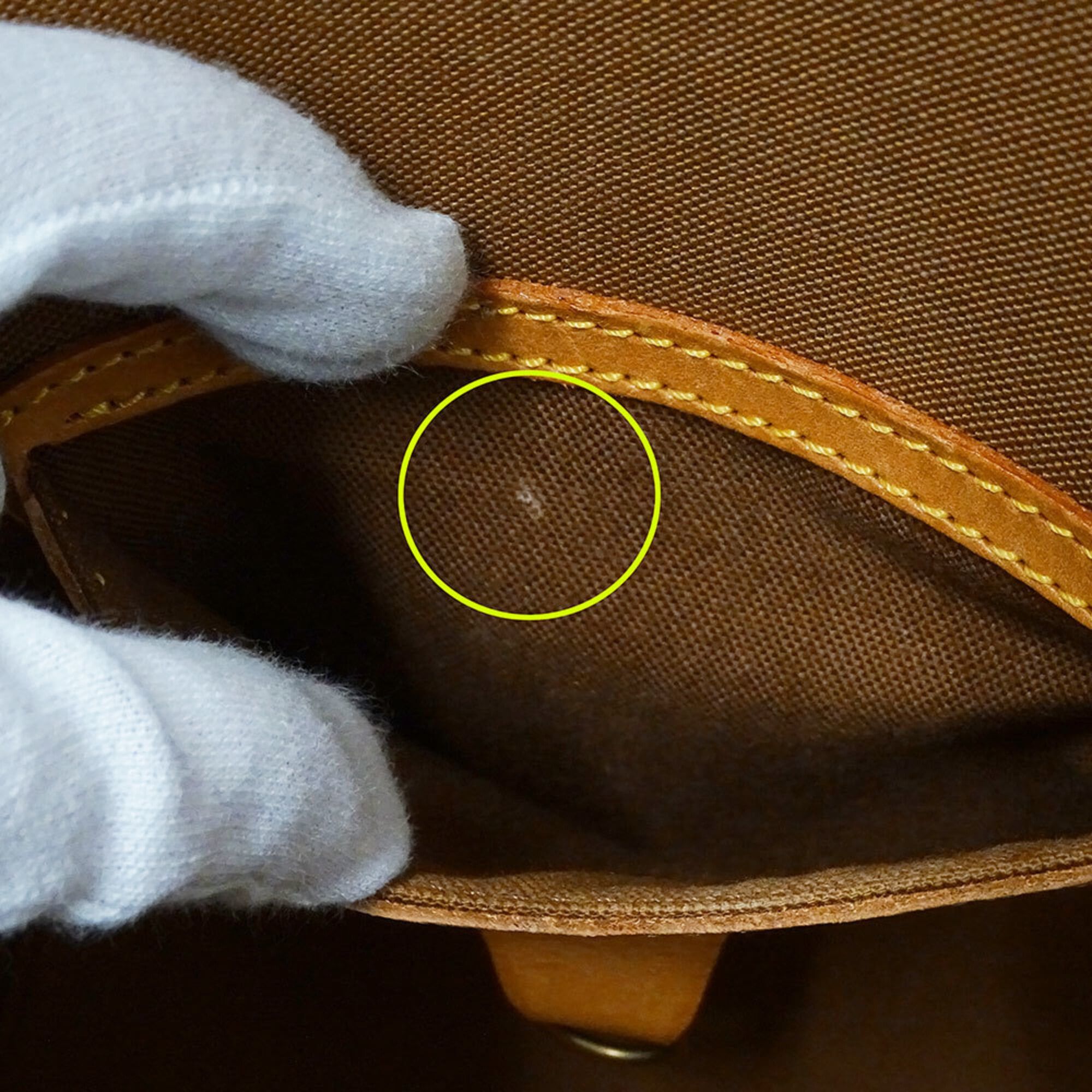 Louis Vuitton Louis Vuitton Women's Handbag, Monogram Canvas Ellipse MM, Brown M51126 Size ONE SIZE - 16 Thumbnail