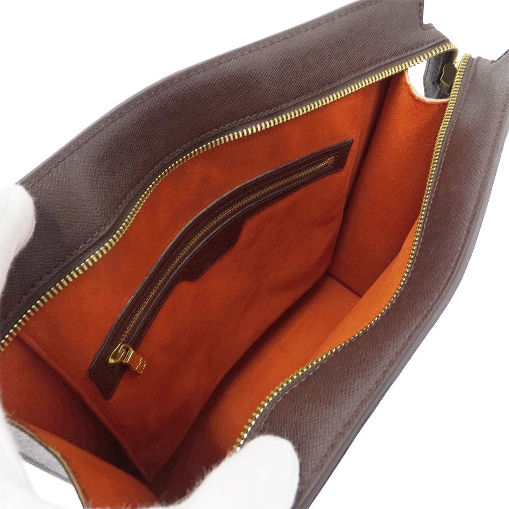 Louis Vuitton Louis Vuitton Women's Handbag, Brand Tote Bag, Damier Canvas Venice PM Brown N51145 Size ONE SIZE - 5 Thumbnail