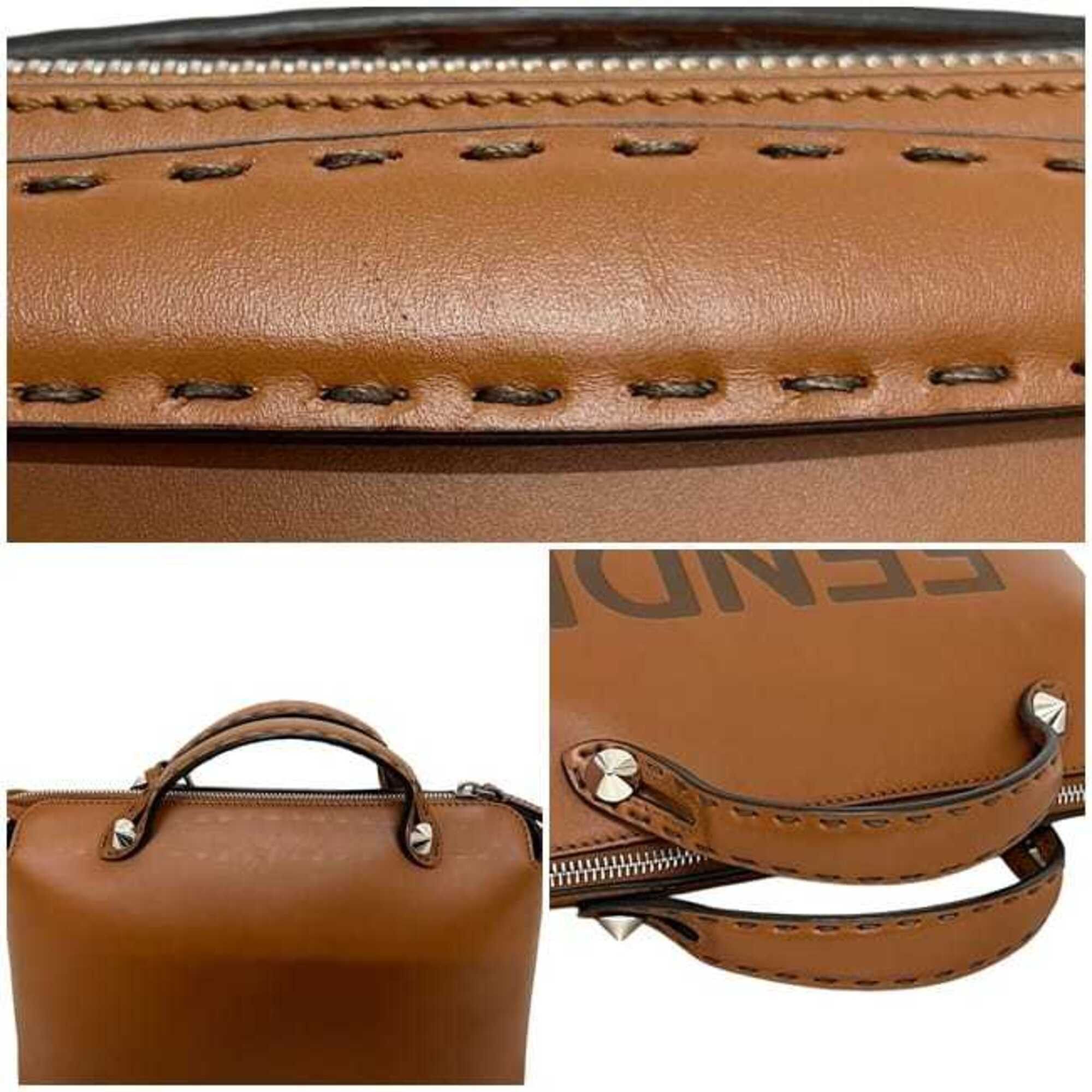 Fendi Fendi By The Way Shoulder Bag, Medium, Brown, 8BL146, 2-way bag, Leather, 146 AC9L 1285-209 FENDI Size ONE SIZE - 11 Thumbnail
