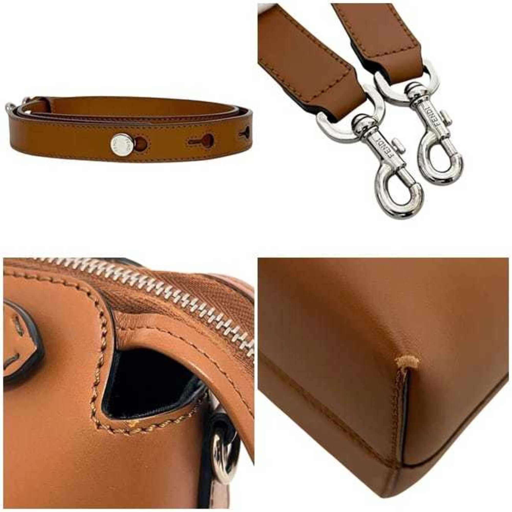 Fendi Fendi By The Way Shoulder Bag, Medium, Brown, 8BL146, 2-way bag, Leather, 146 AC9L 1285-209 FENDI Size ONE SIZE - 10 Thumbnail