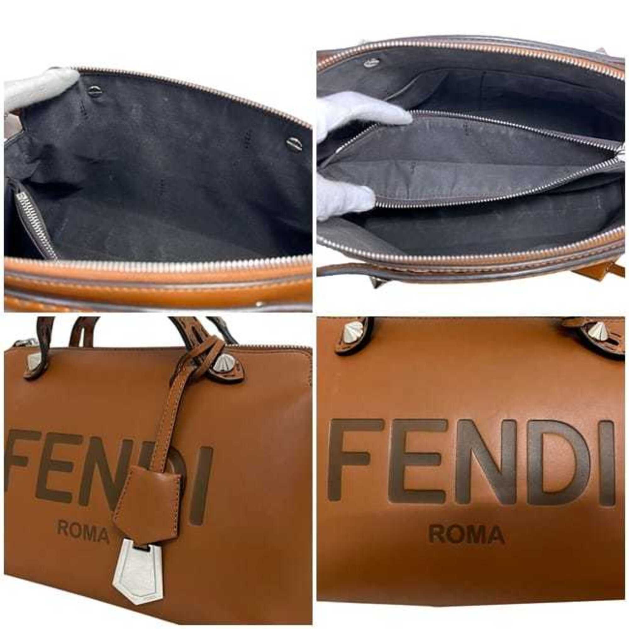 Fendi Fendi By The Way Shoulder Bag, Medium, Brown, 8BL146, 2-way bag, Leather, 146 AC9L 1285-209 FENDI Size ONE SIZE - 5 Thumbnail