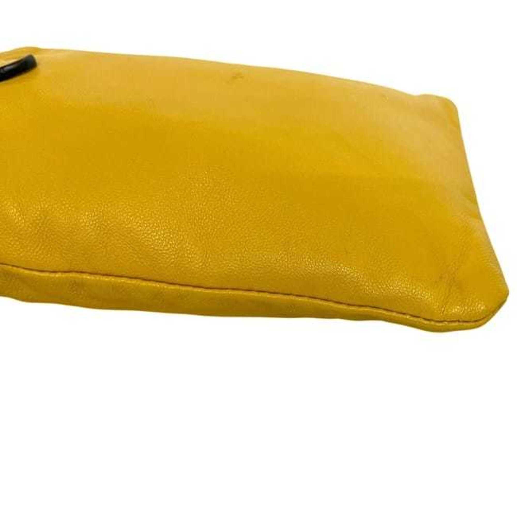 Fendi Fendi Shoulder Bag Wearable ec-25314 Yellow 7AR898 Leather ADM9 209 0189 FENDI Crossbody Smartphone Sacoche Pouch Mini Women's Size ONE SIZE - 9 Thumbnail