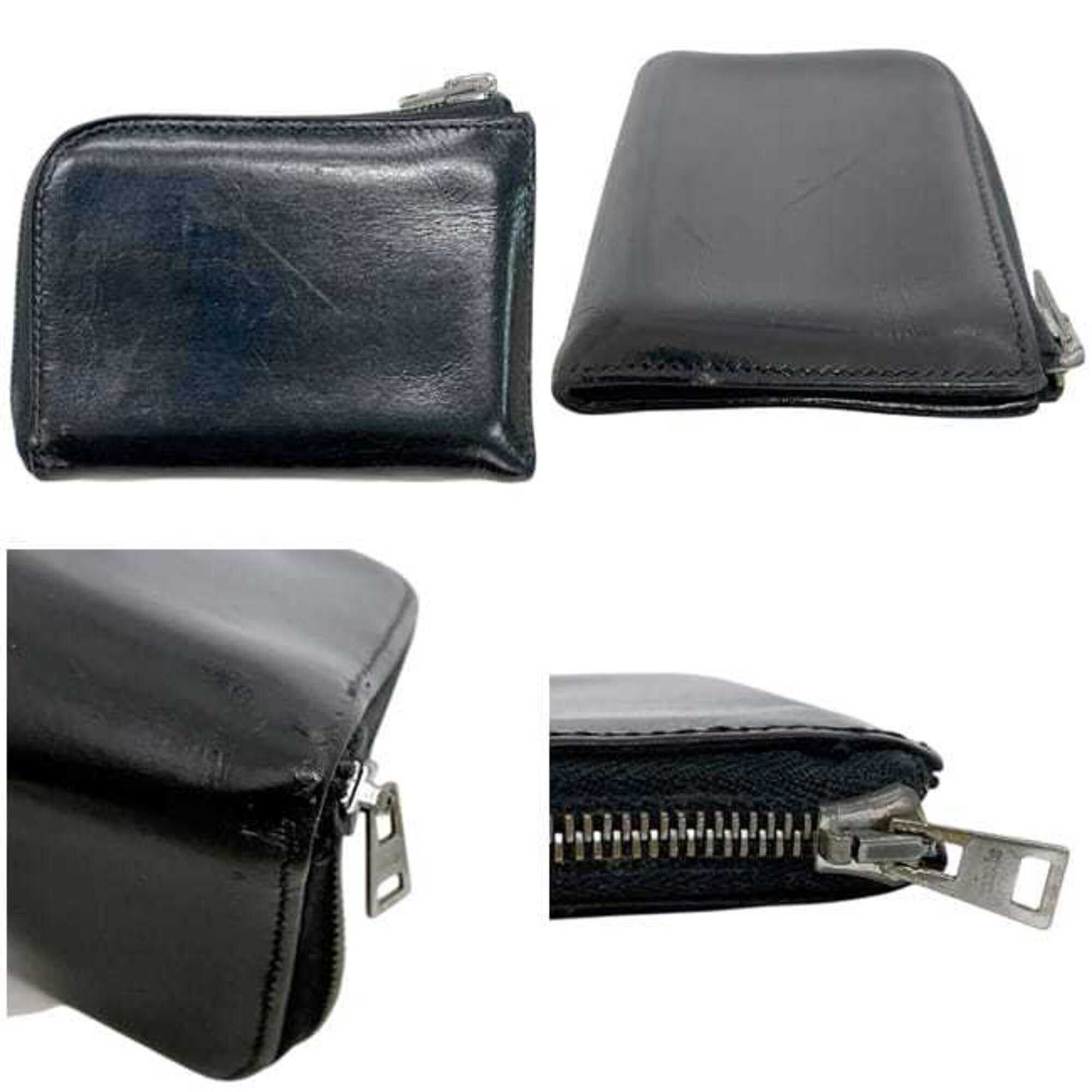 Hermes Hermes Coin Case Remix ec-25317 Black Purse Leather Box Calf HERMES L-shaped Mini Wallet Compact Men's Women's Size ONE SIZE - 4 Thumbnail