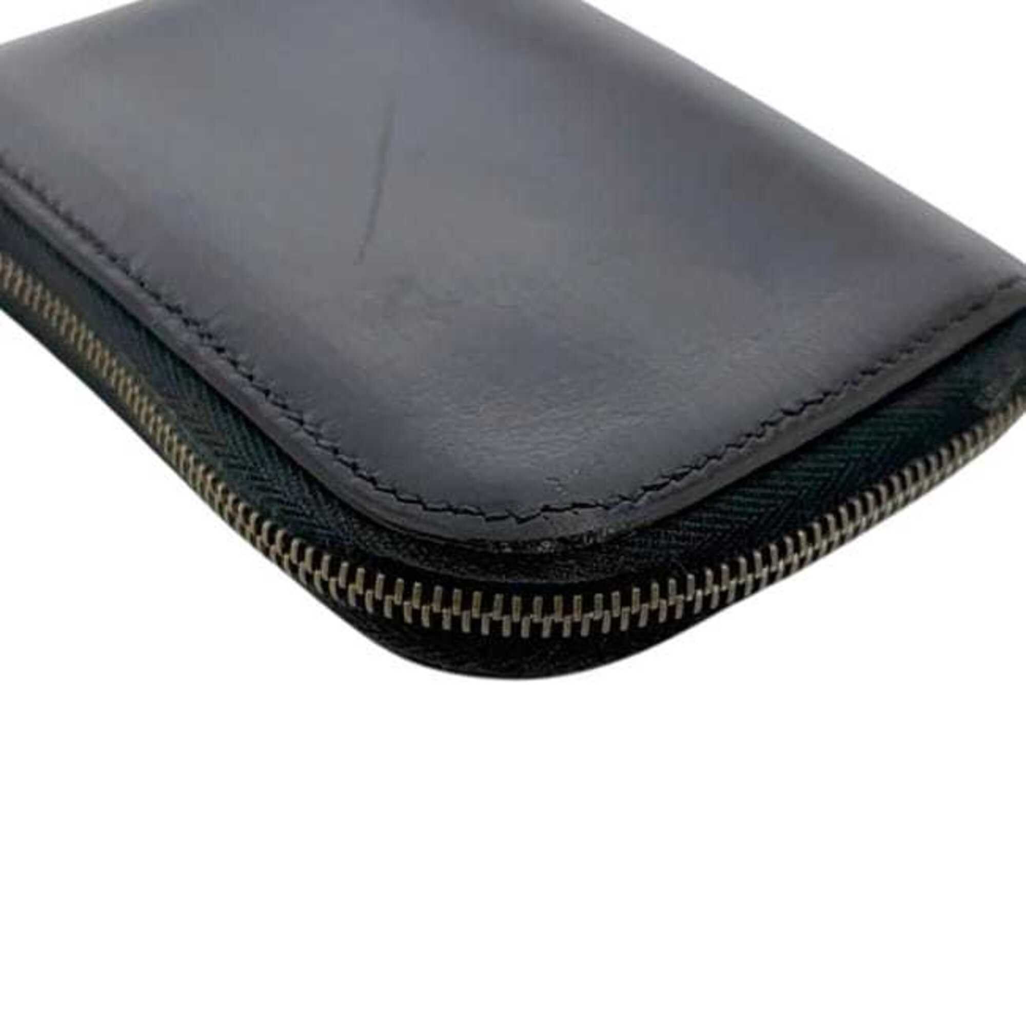 Hermes Hermes Coin Case Remix ec-25317 Black Purse Leather Box Calf HERMES L-shaped Mini Wallet Compact Men's Women's Size ONE SIZE - 9 Thumbnail