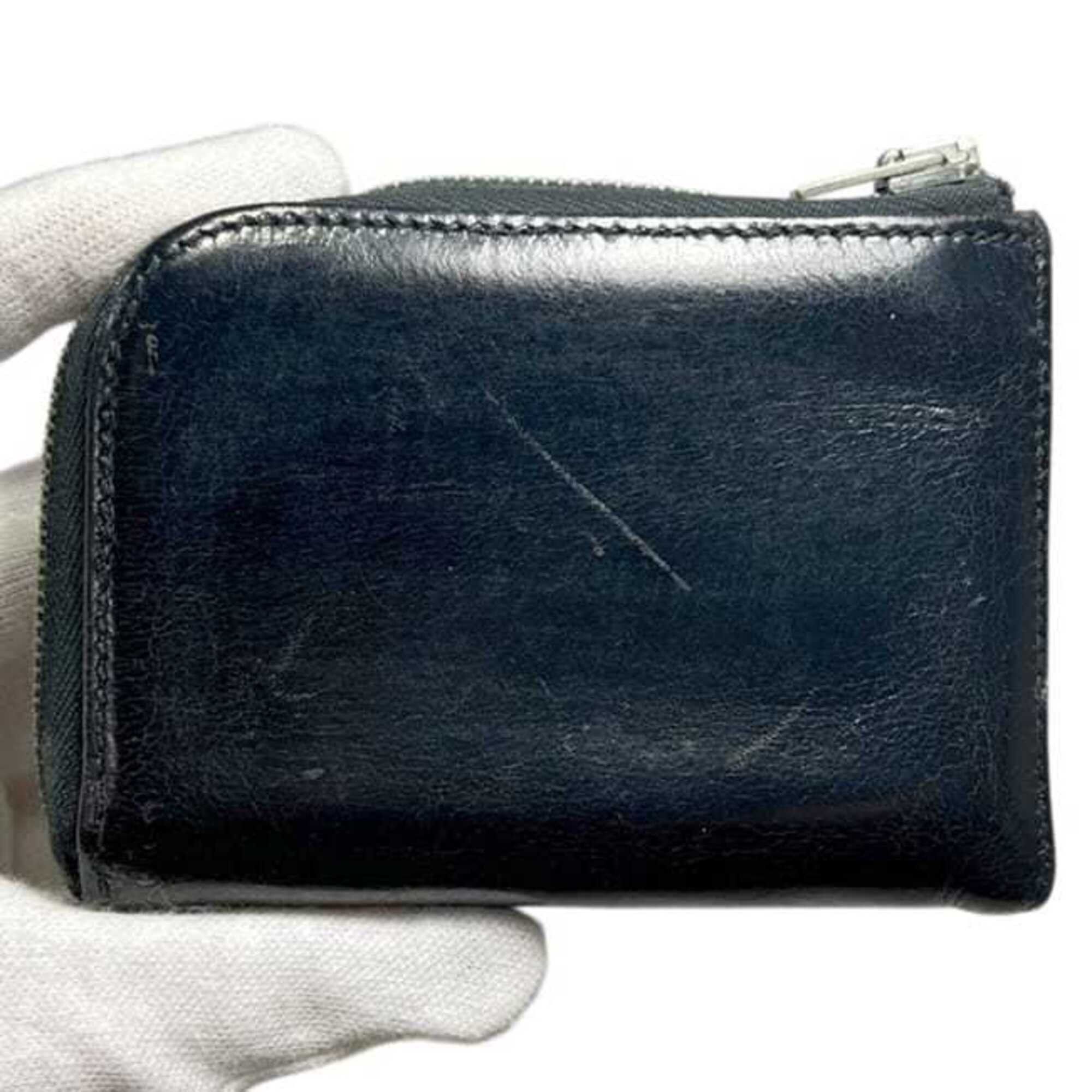 Hermes Hermes Coin Case Remix ec-25317 Black Purse Leather Box Calf HERMES L-shaped Mini Wallet Compact Men's Women's Size ONE SIZE - 11 Thumbnail