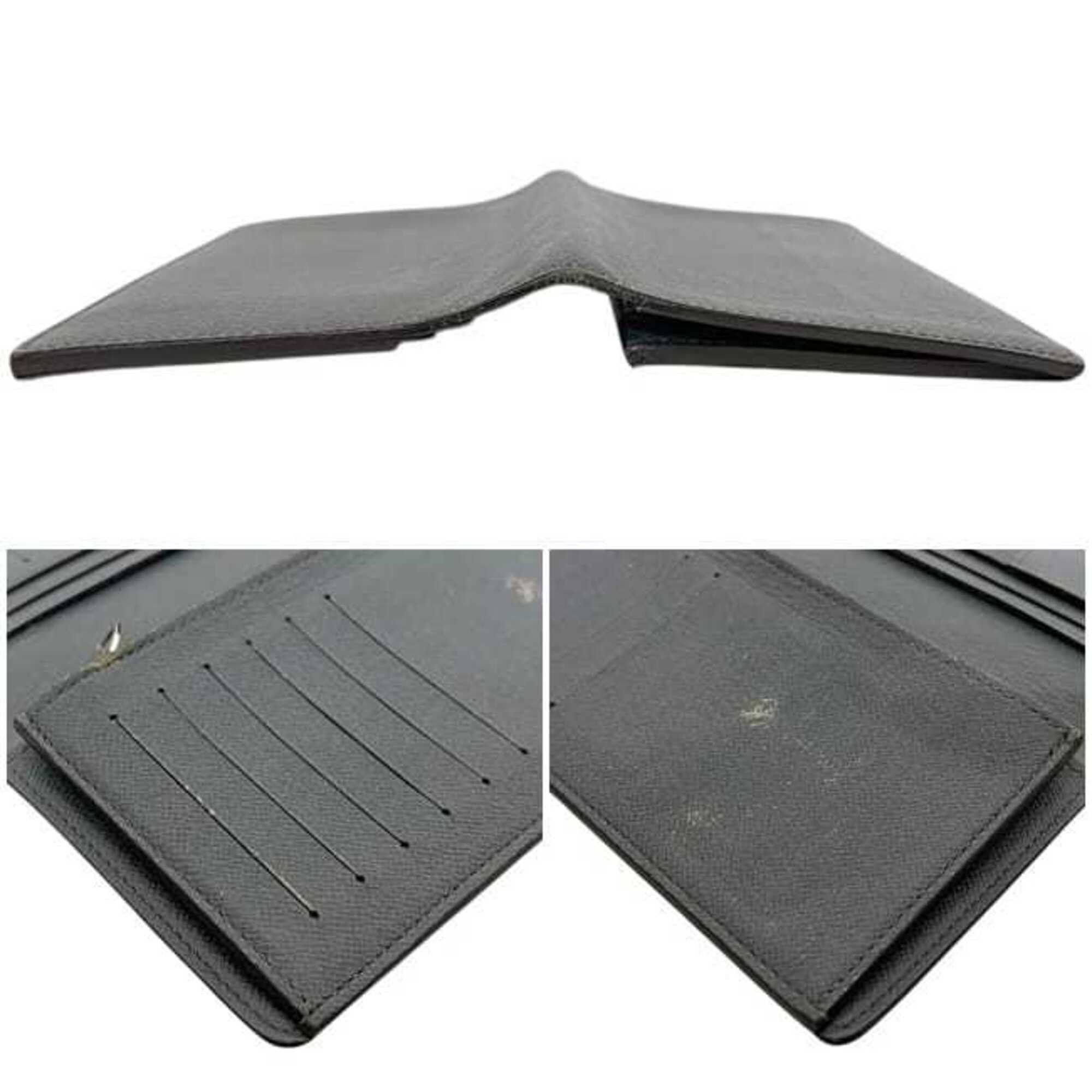 Louis Vuitton Louis Vuitton Bi-fold Long Wallet Portefeuille Brazza Grey Glacier Taiga M32653 Leather SP4162 LOUIS VUITTON Size ONE SIZE - 4 Thumbnail