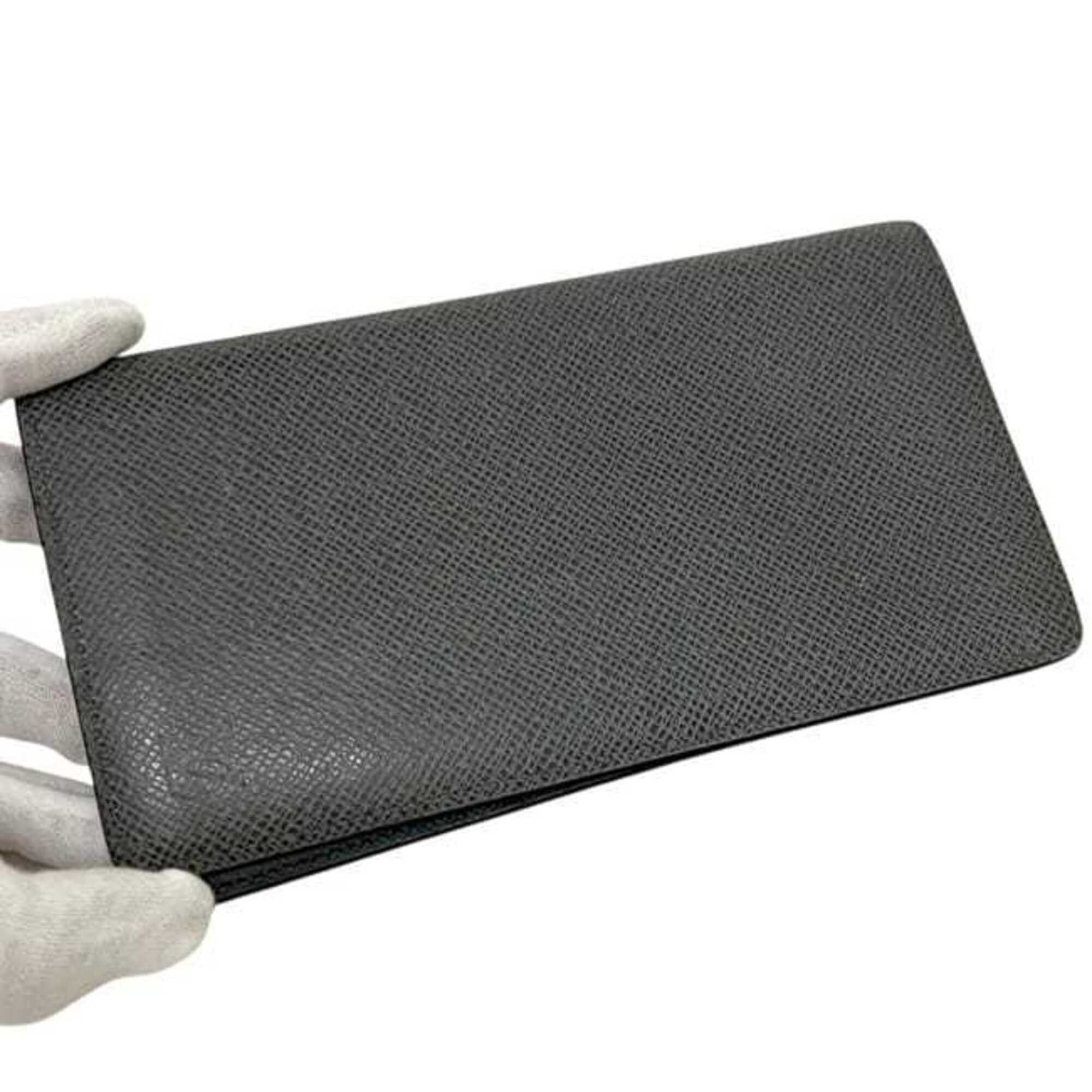 Louis Vuitton Louis Vuitton Bi-fold Long Wallet Portefeuille Brazza Grey Glacier Taiga M32653 Leather SP4162 LOUIS VUITTON Size ONE SIZE - 10 Thumbnail